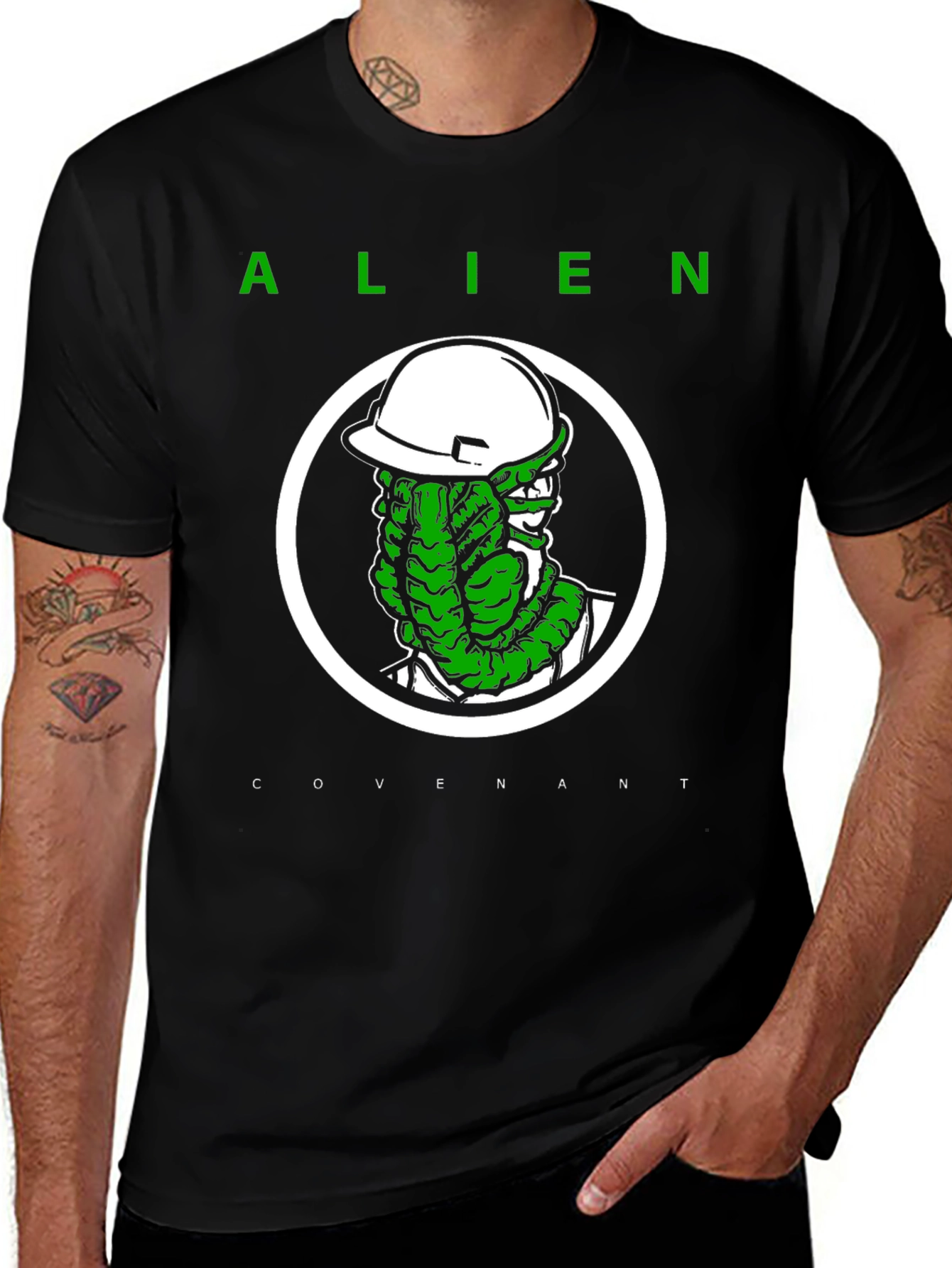Alien Covenant T-Shirt - Xenomorph Construction Worker Tee