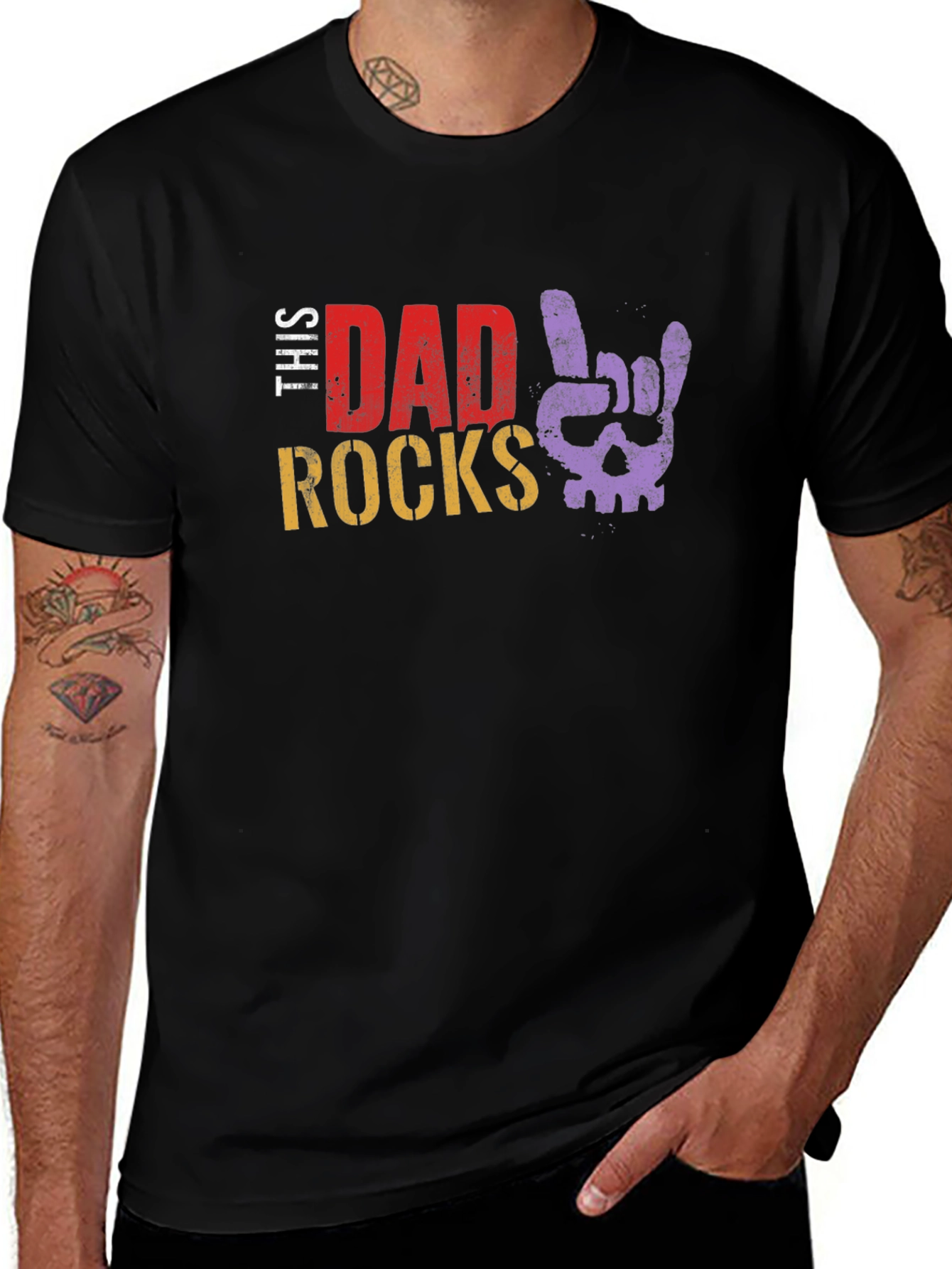 Variant 24 of This Dad Rocks T-Shirt