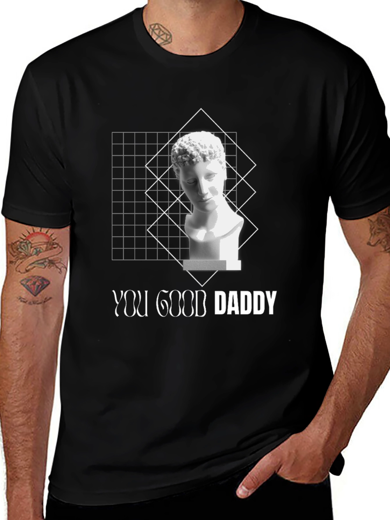 Variant 18 of You Good Daddy T-Shirt - Aesthetic Statue Design