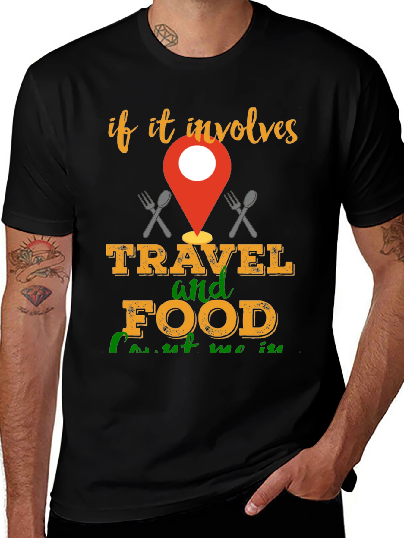 Variant 28 of Travel & Food T-Shirt - Involve Me!
