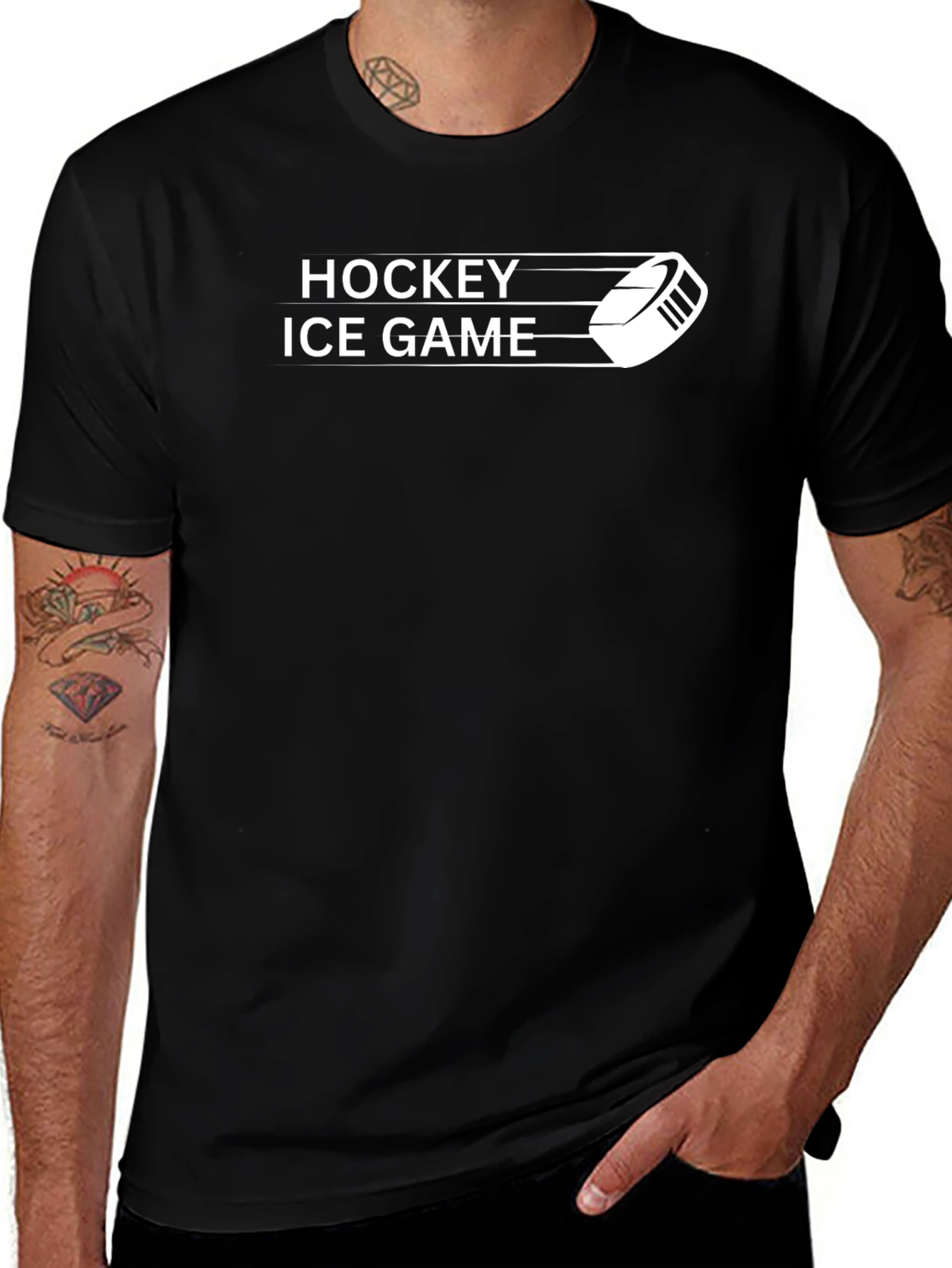 Variant 2 of Hockey Ice Game T-Shirt - Cool Sports Tee