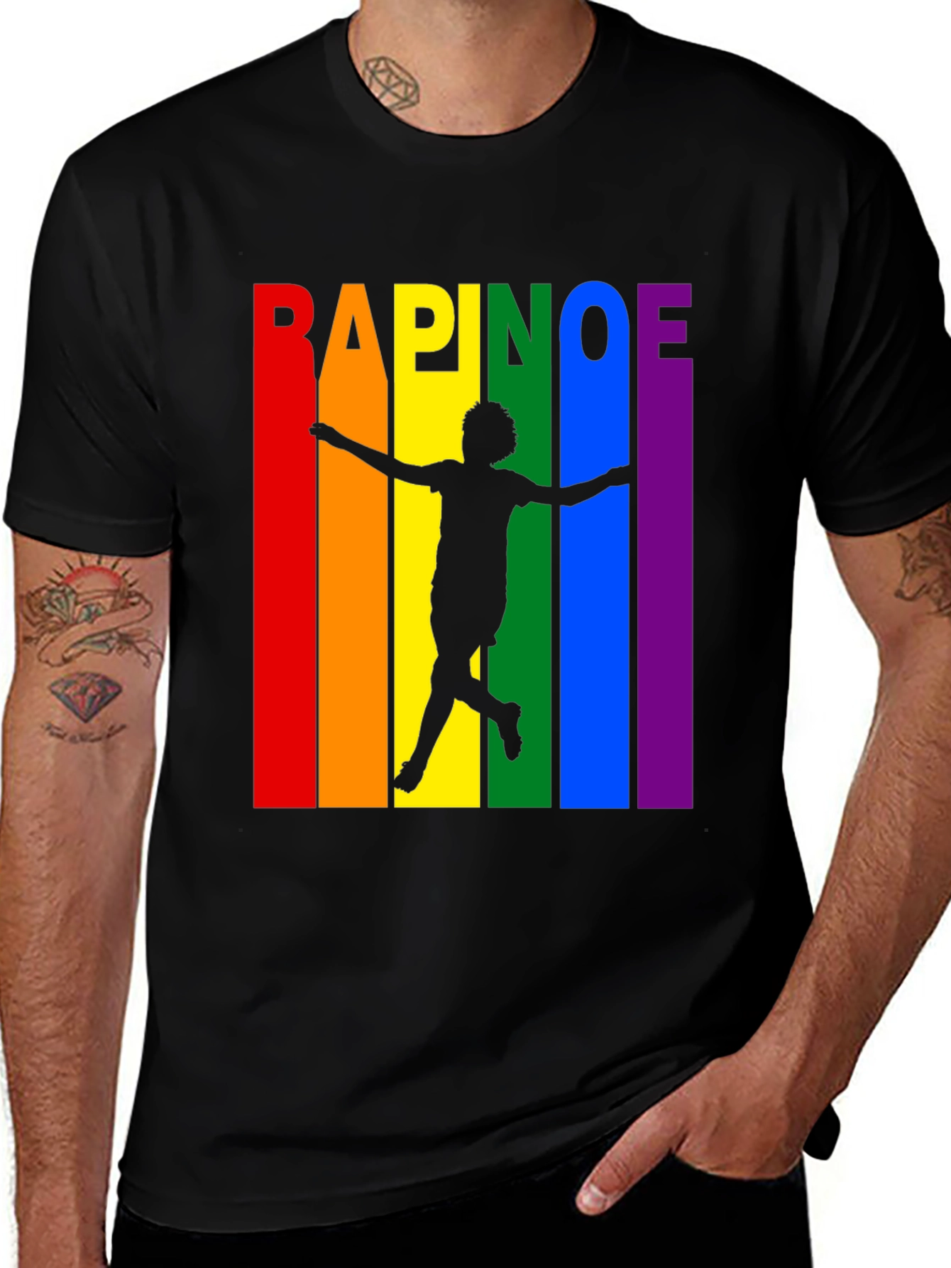 Rapinoe Pride T-Shirt - Celebrate Soccer & Equality