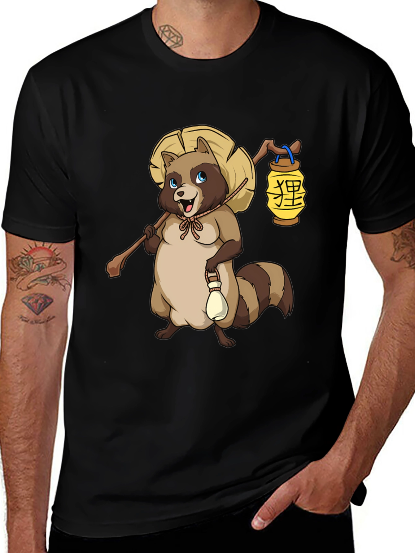Tanuki Lantern T-Shirt