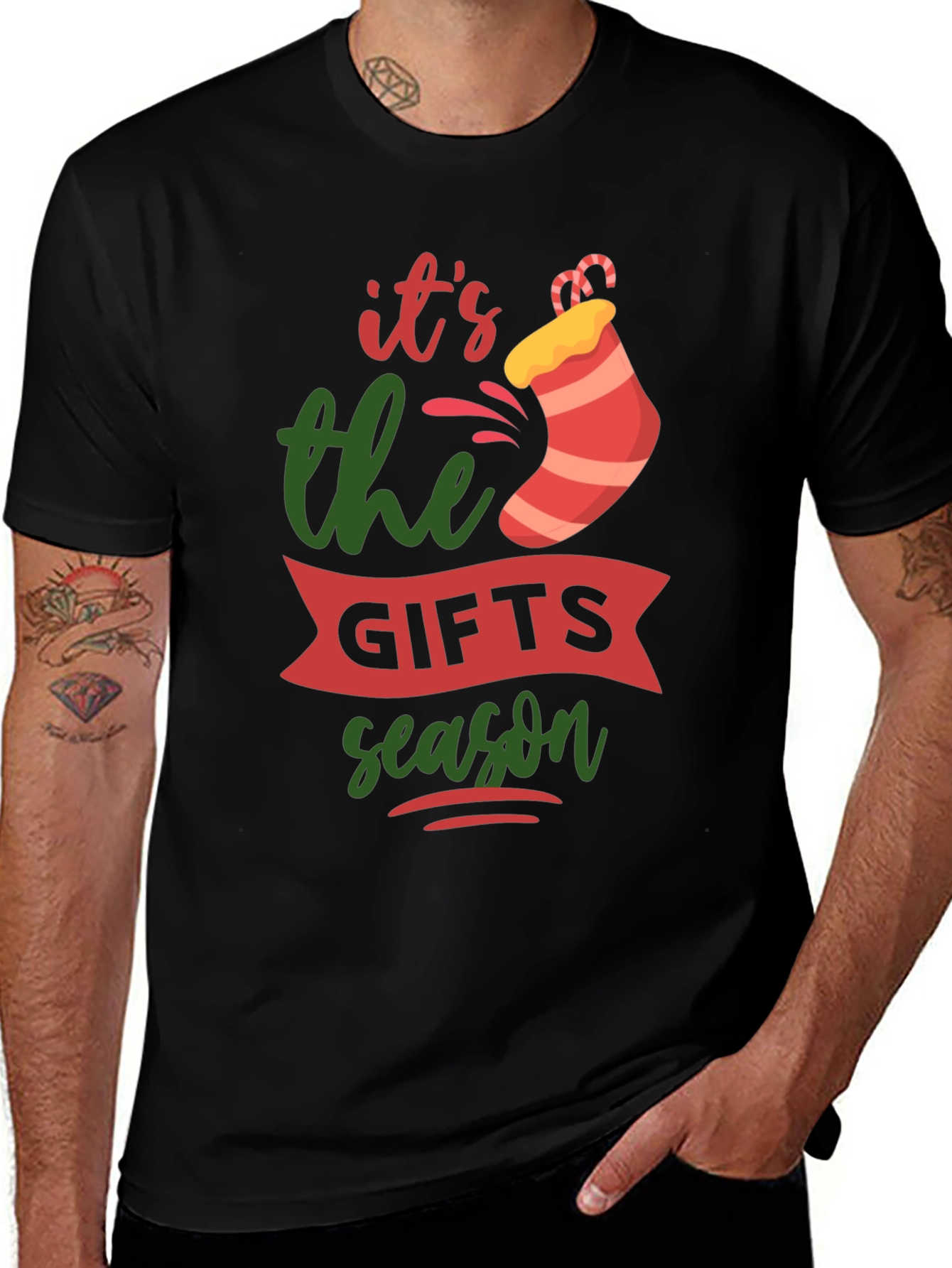Festive 'It's the Gifts Season' Christmas T-Shirt