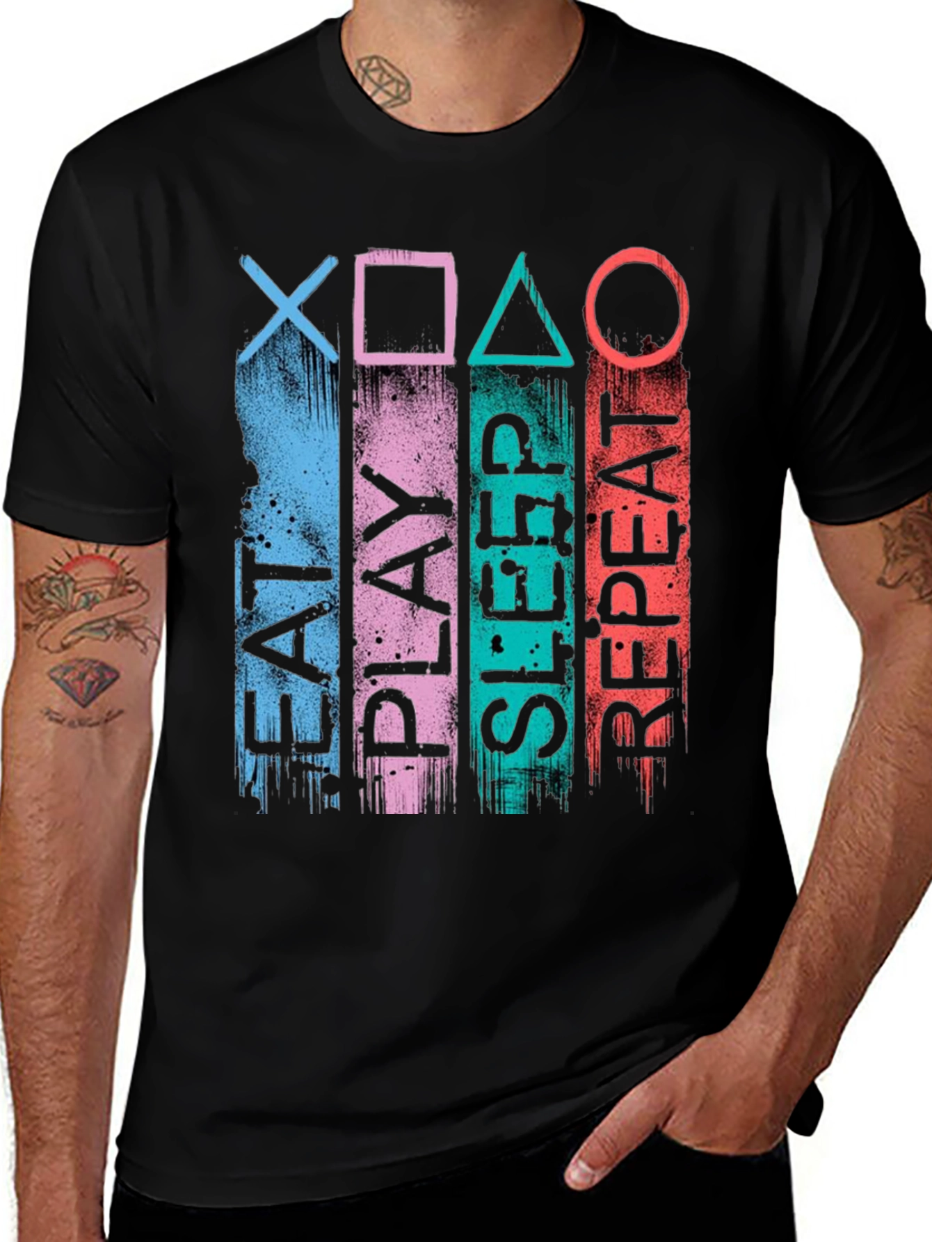 Eat Play Sleep Repeat Gamer T-Shirt