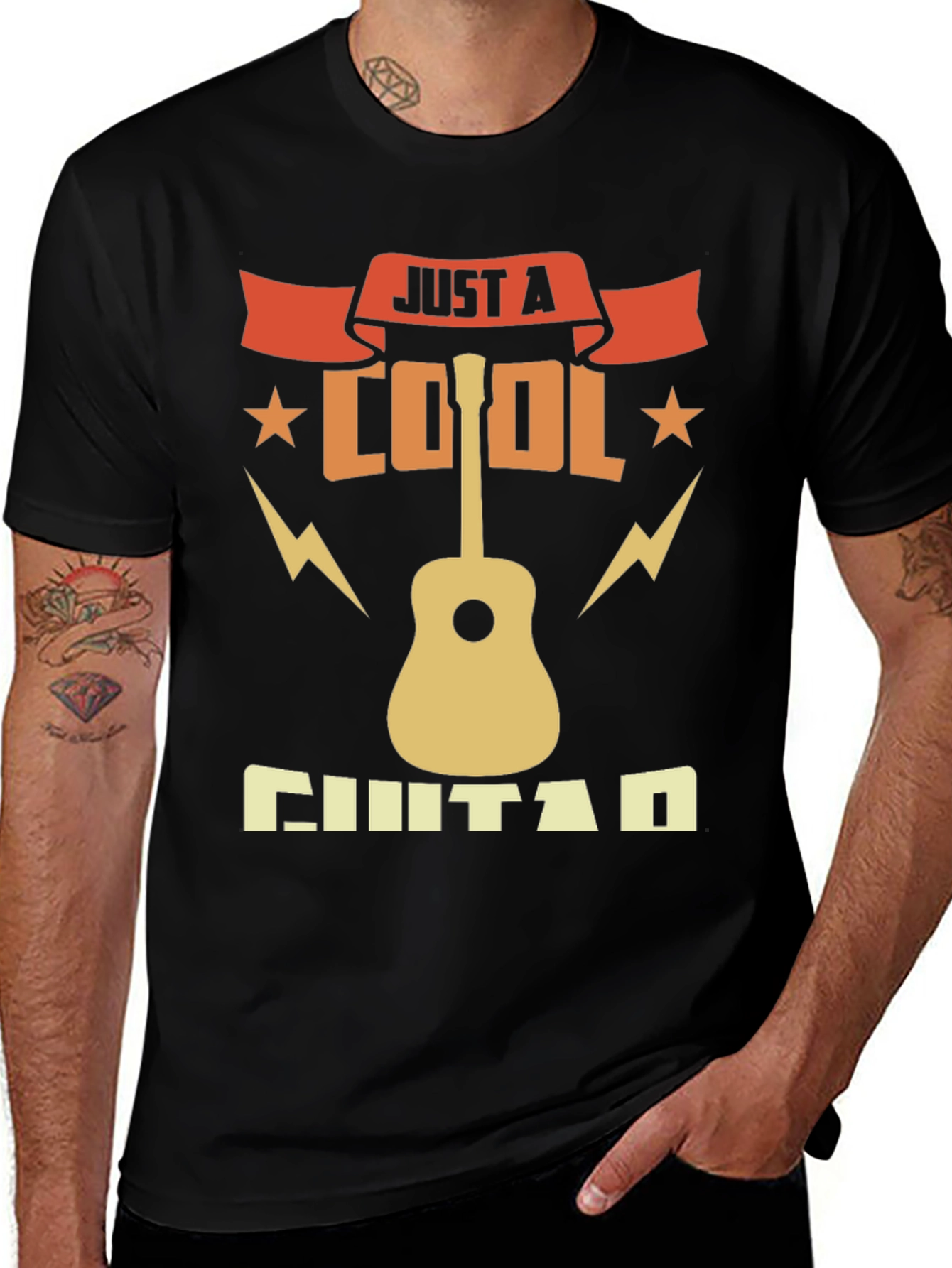 Variant 12 of Cool Guitar T-Shirt - Musician Graphic Tee