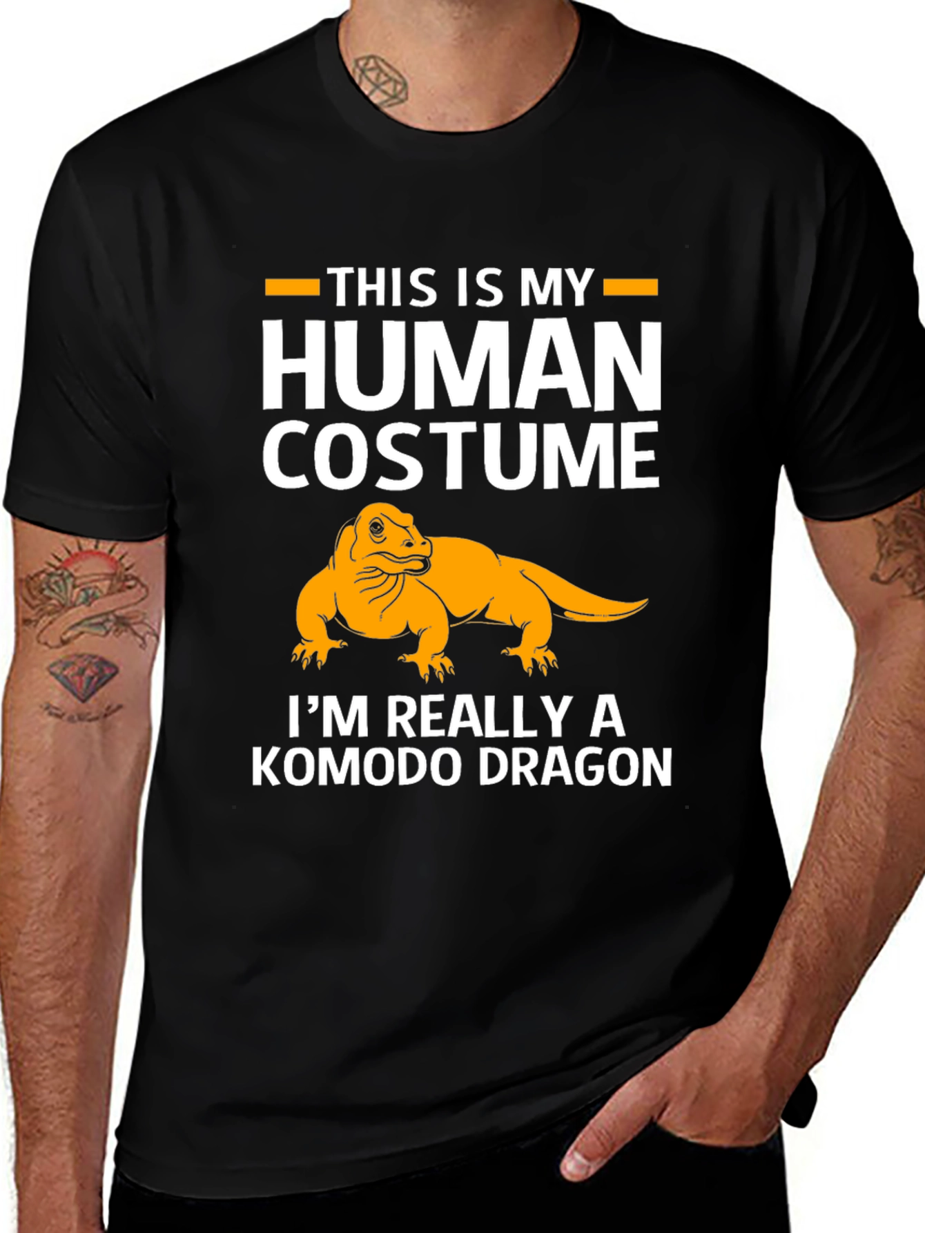 Human Costume Komodo Dragon T-Shirt