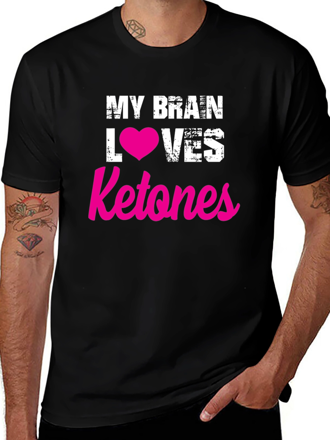 Variant 22 of My Brain Loves Ketones Graphic T-Shirt