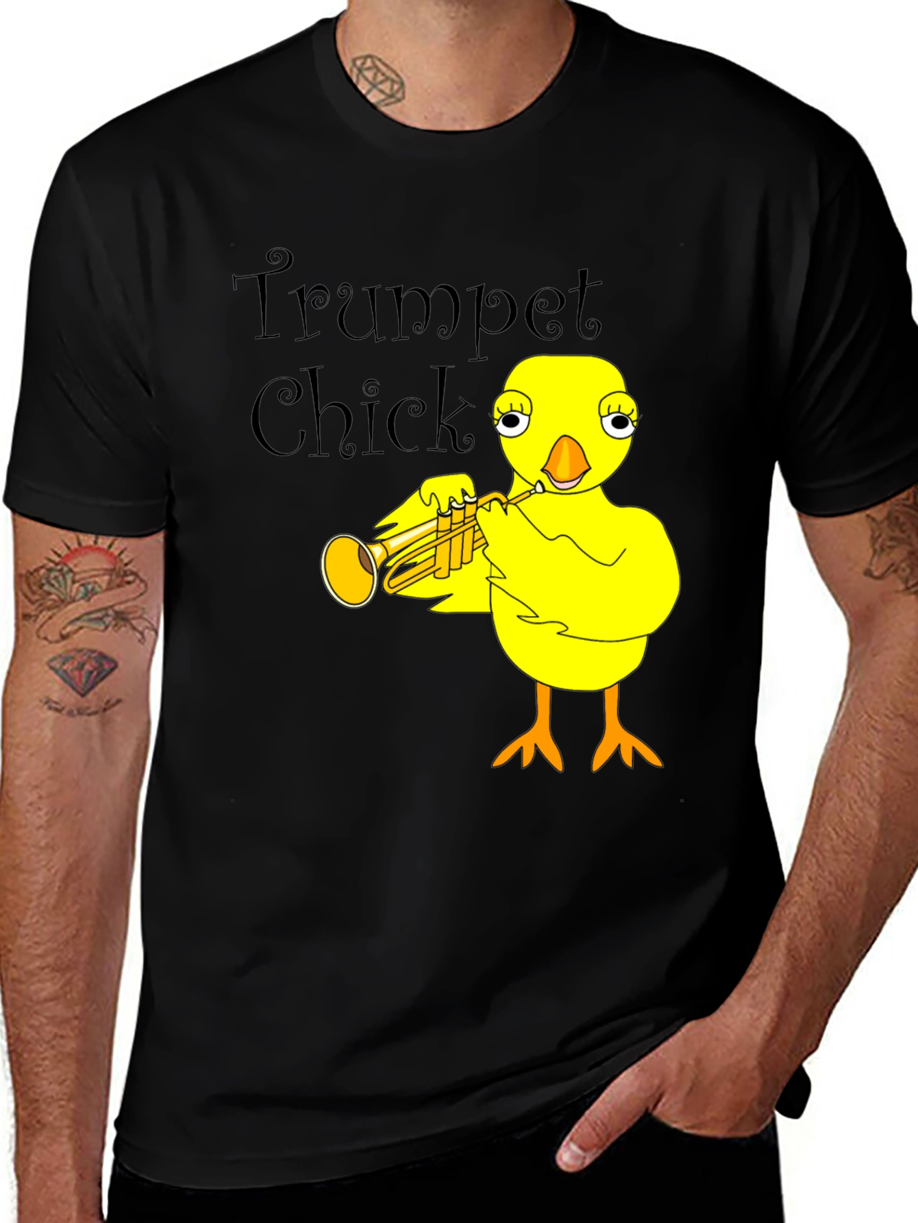 Variant 24 of Trumpet Chick T-Shirt