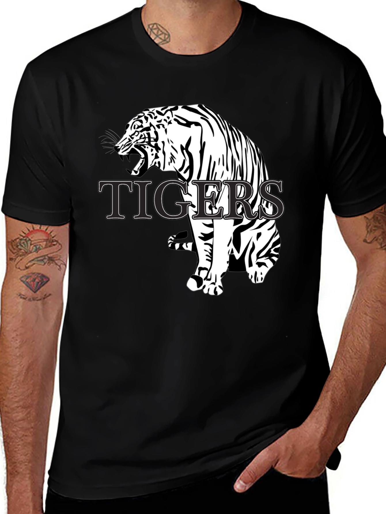 Variant 2 of Tiger Graphic T-Shirt - Bold Animal Print Tee