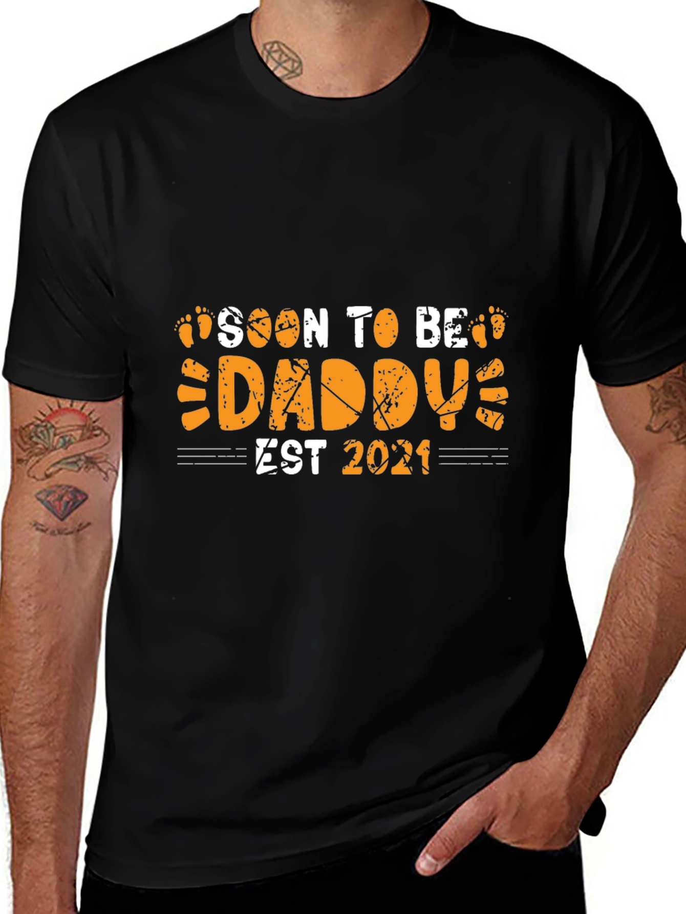 Variant 20 of Soon To Be Daddy Est 2021 T-Shirt