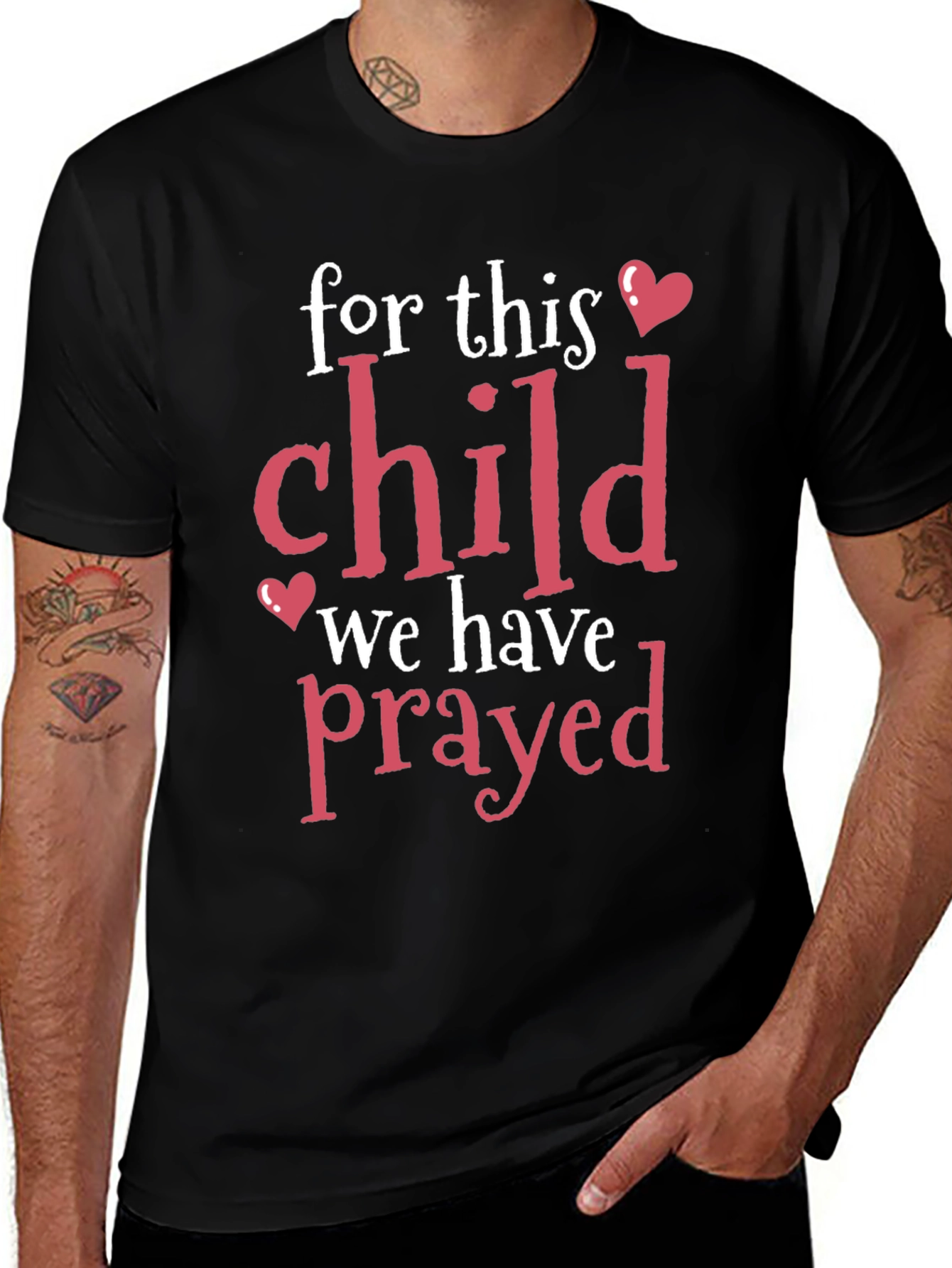 Variant 27 of For This Child We Have Prayed Graphic Tee