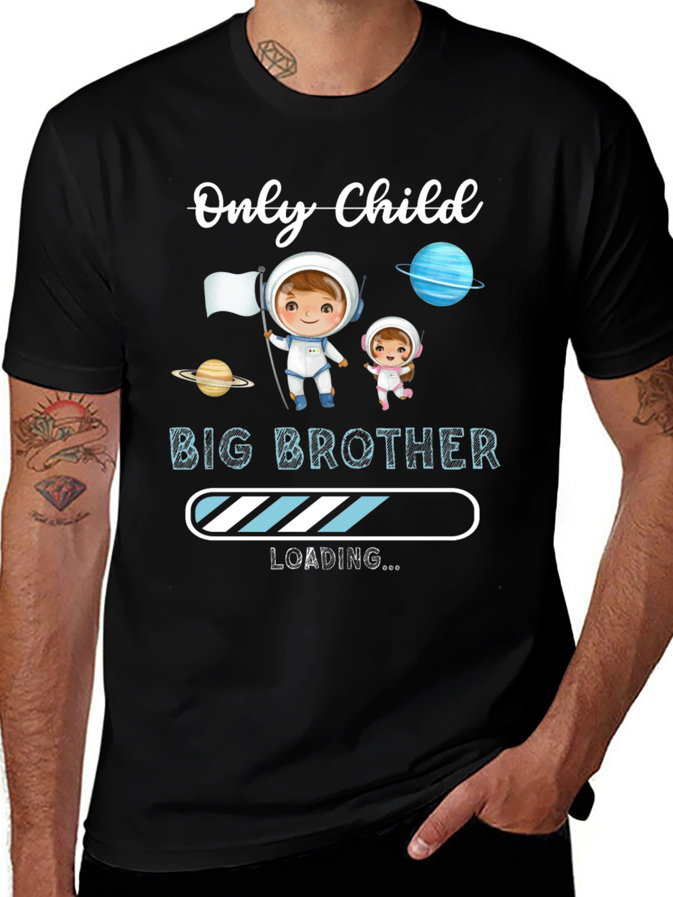 Only Child Big Brother Loading T-Shirt