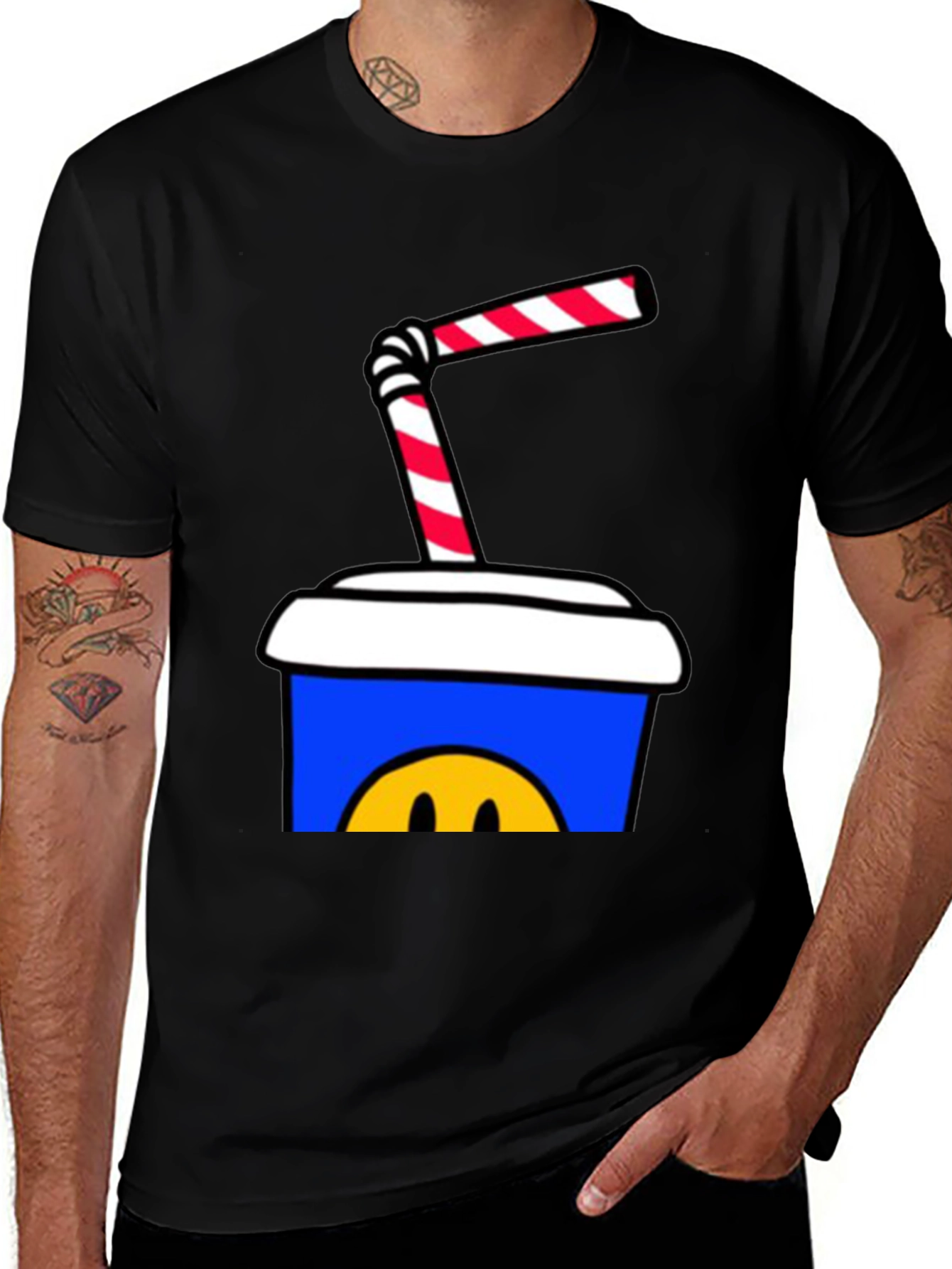 Variant 24 of Cartoon Soda Cup T-Shirt - Fun Graphic Tee