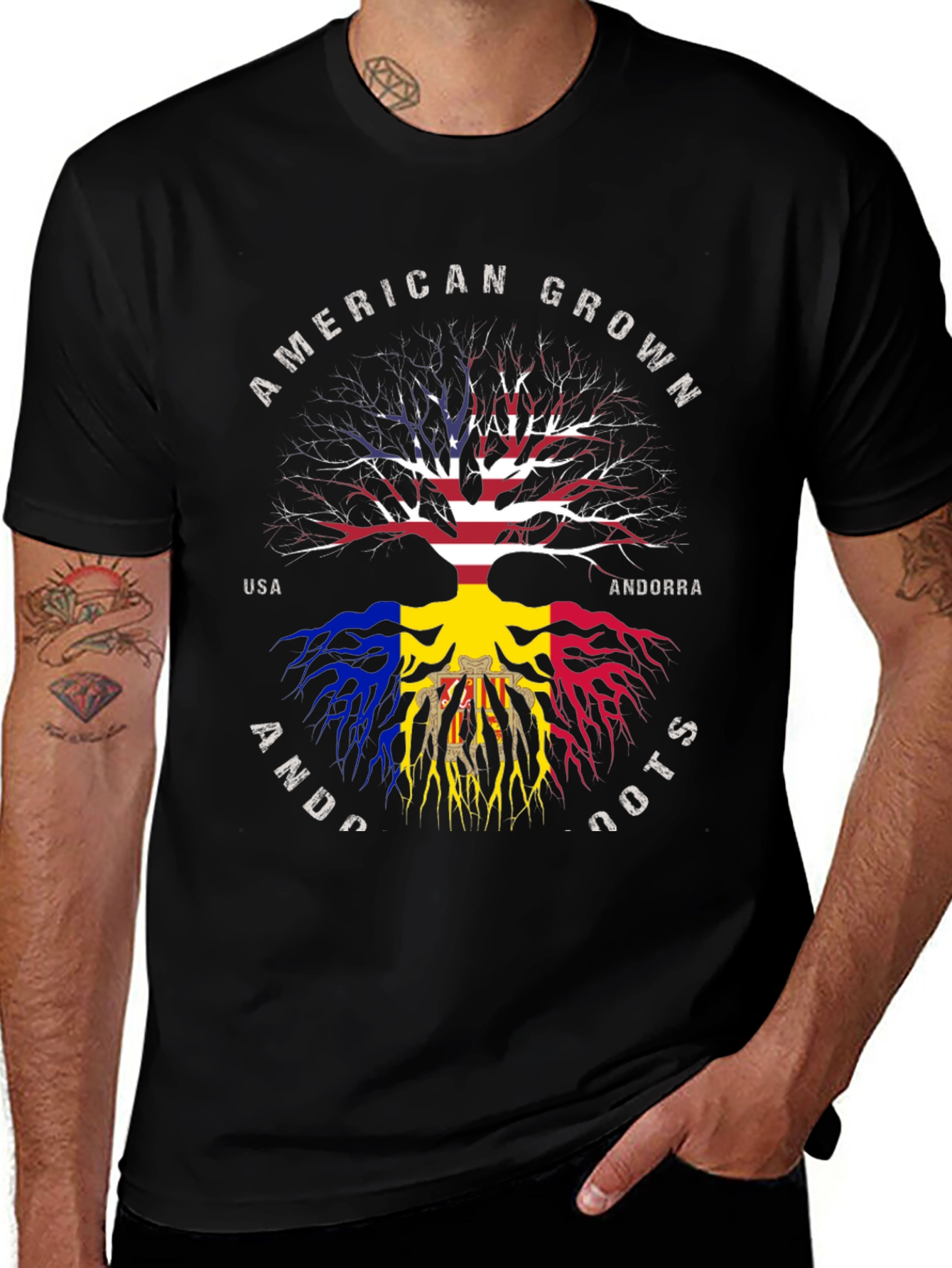 Variant 7 of American Grown Andorra Roots T-Shirt