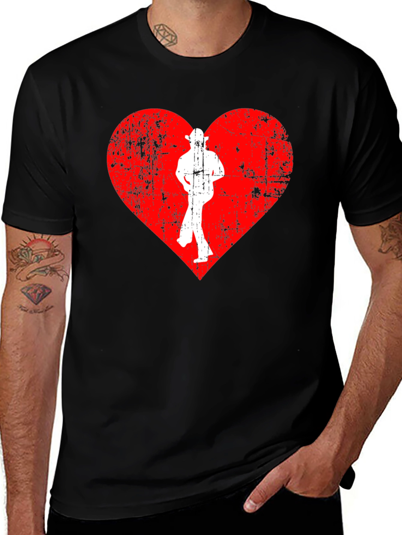 Variant 7 of Heart Silhouette T-Shirt