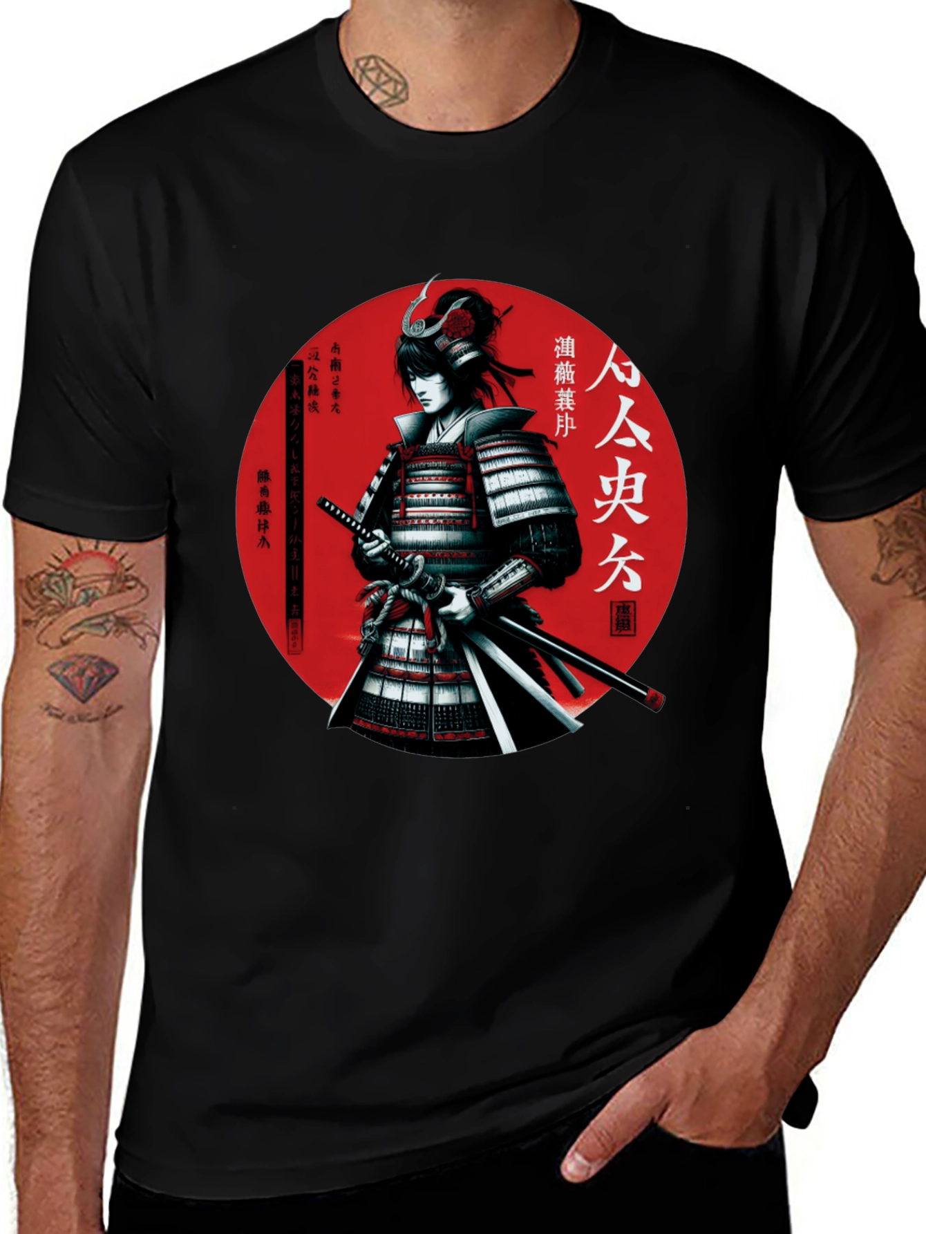 Variant 24 of Samurai Warrior T-Shirt - Japanese Art