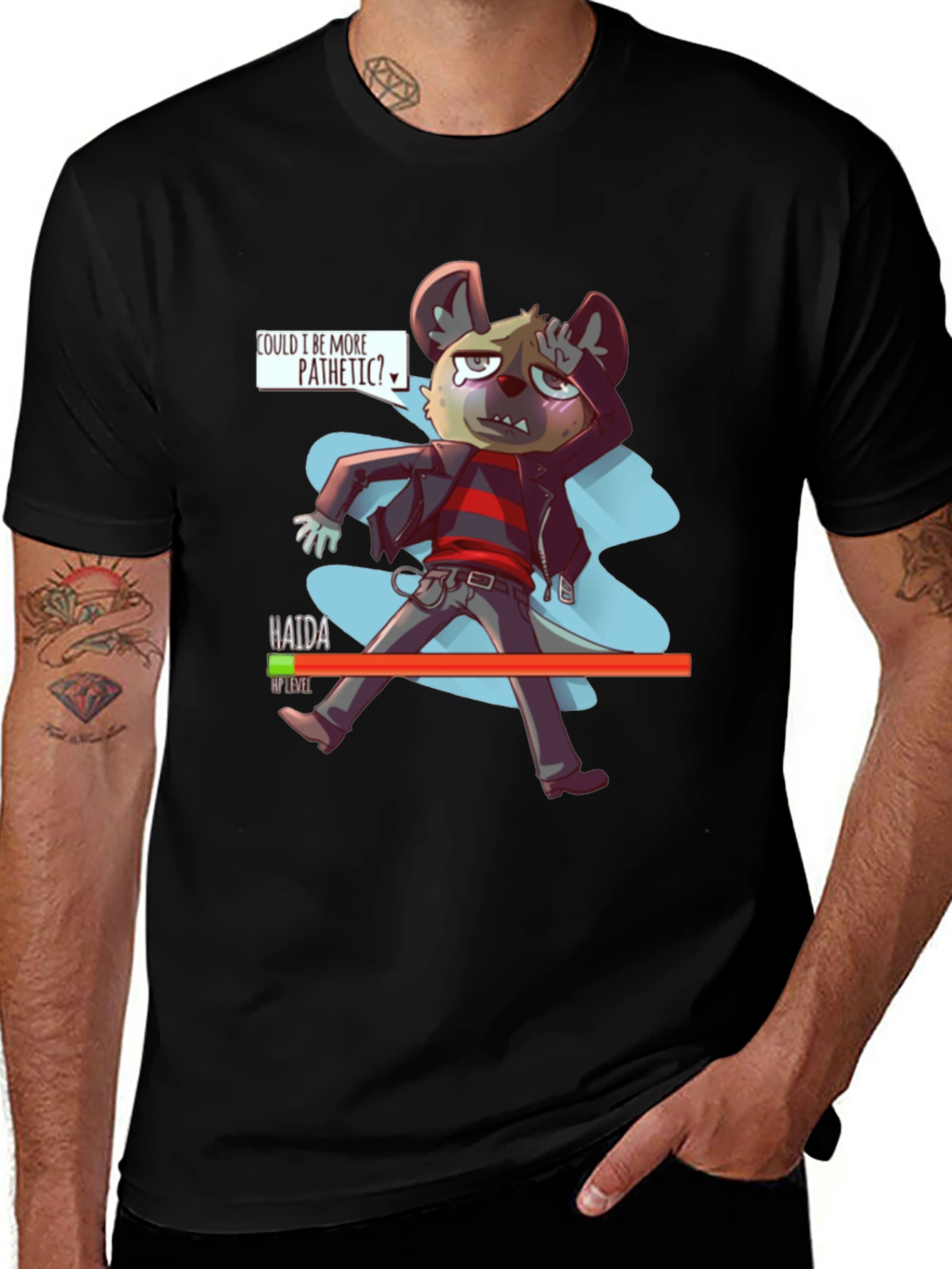 Haida Aggretsuko T-Shirt - Could I Be More Pathetic?