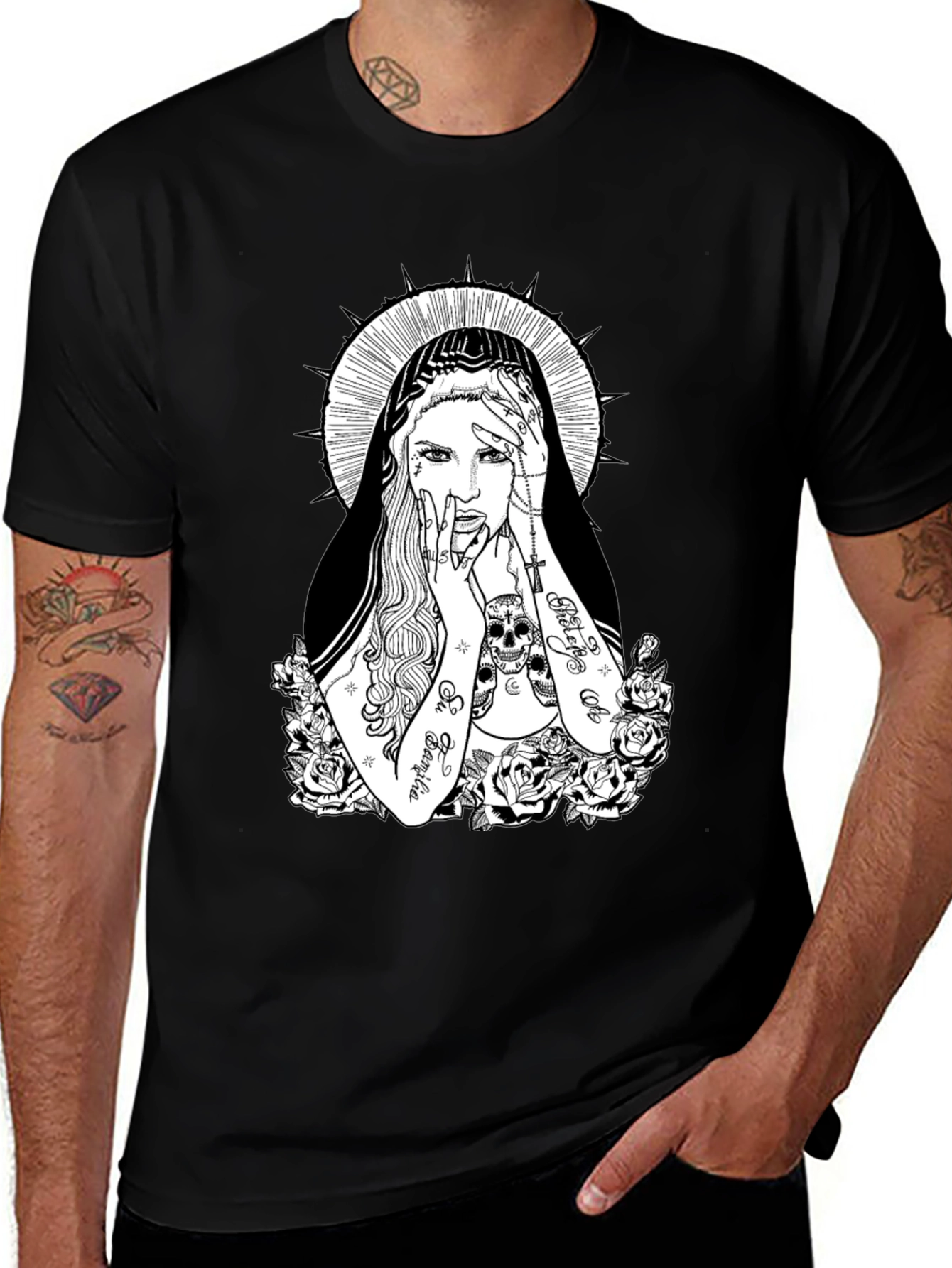 Variant 30 of Edgy Tattoo Art Graphic Tee