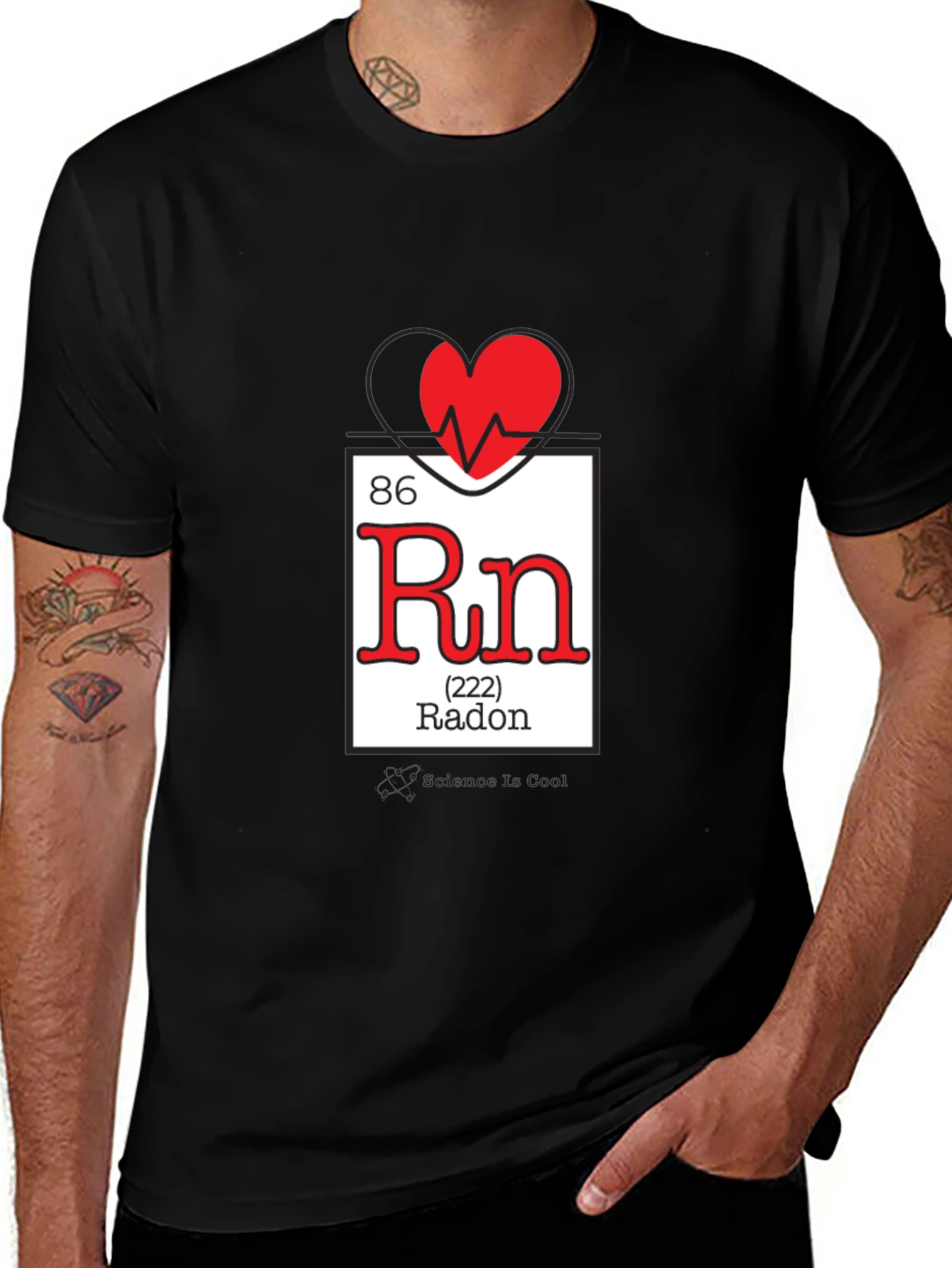 Variant 28 of Radon Heartbeat Science T-Shirt
