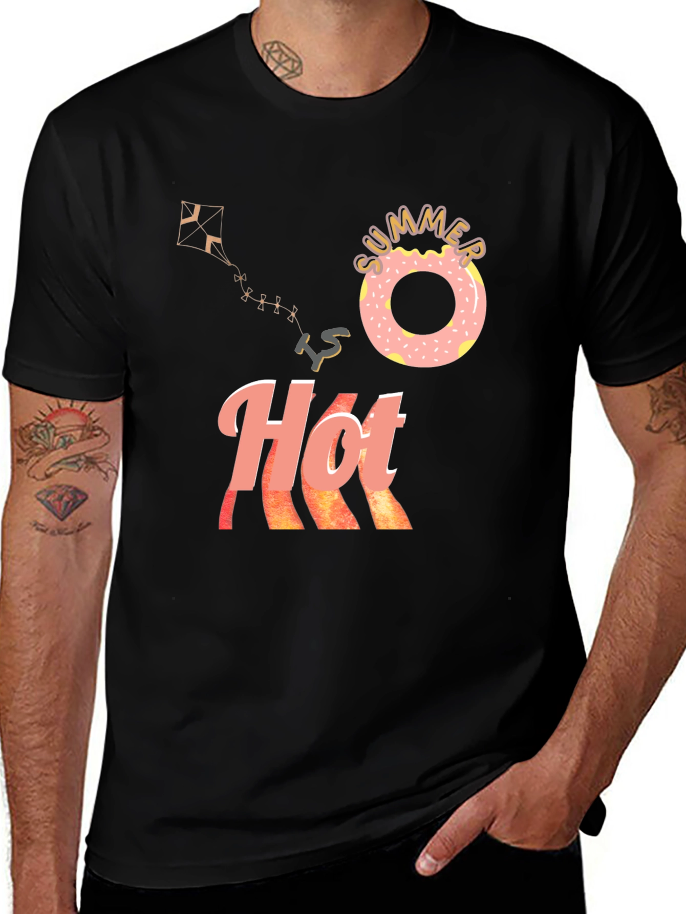 Variant 11 of Summer is Hot Graphic Tee