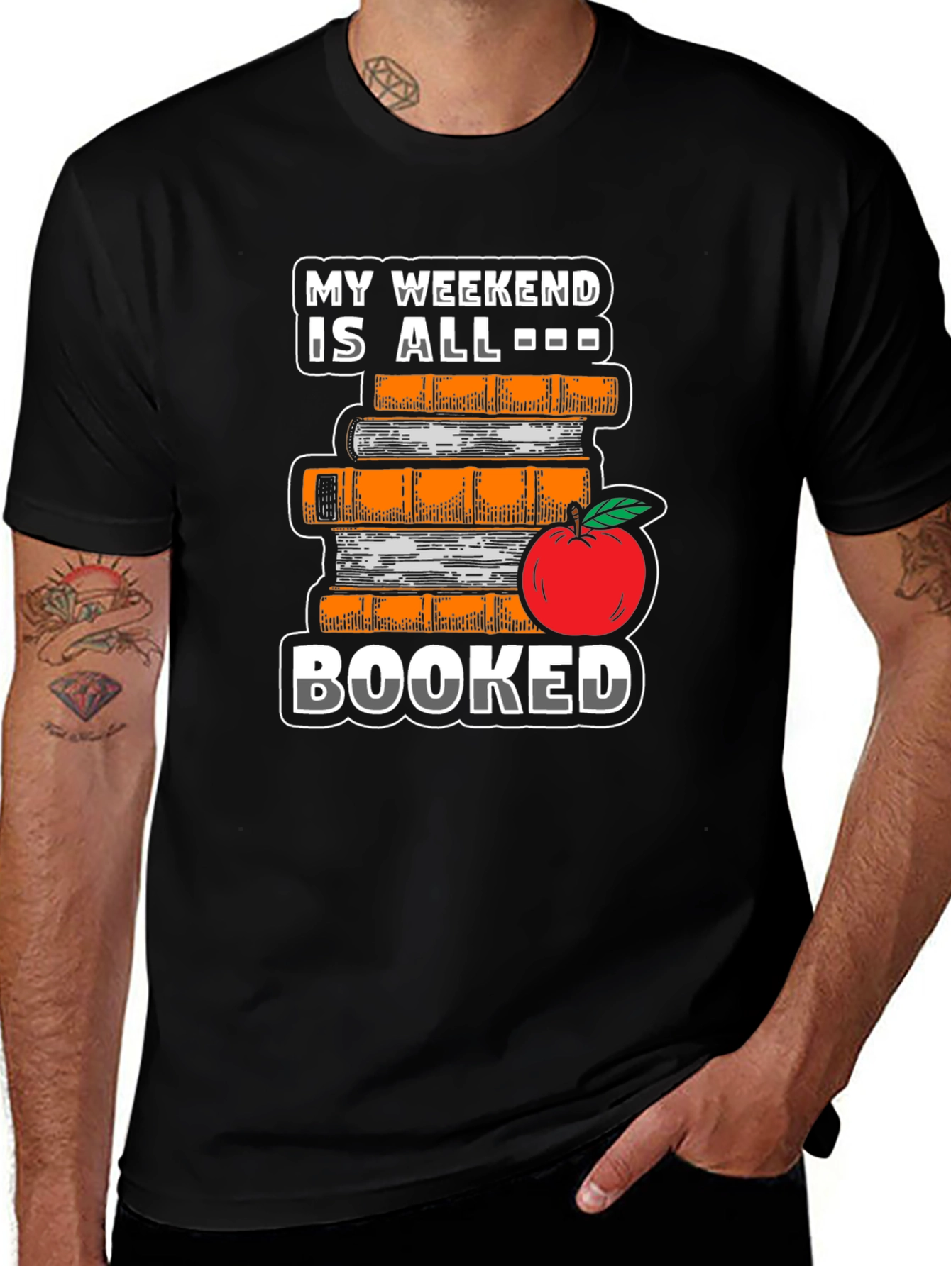 Variant 8 of Booked Weekend T-Shirt - Book Lover Tee
