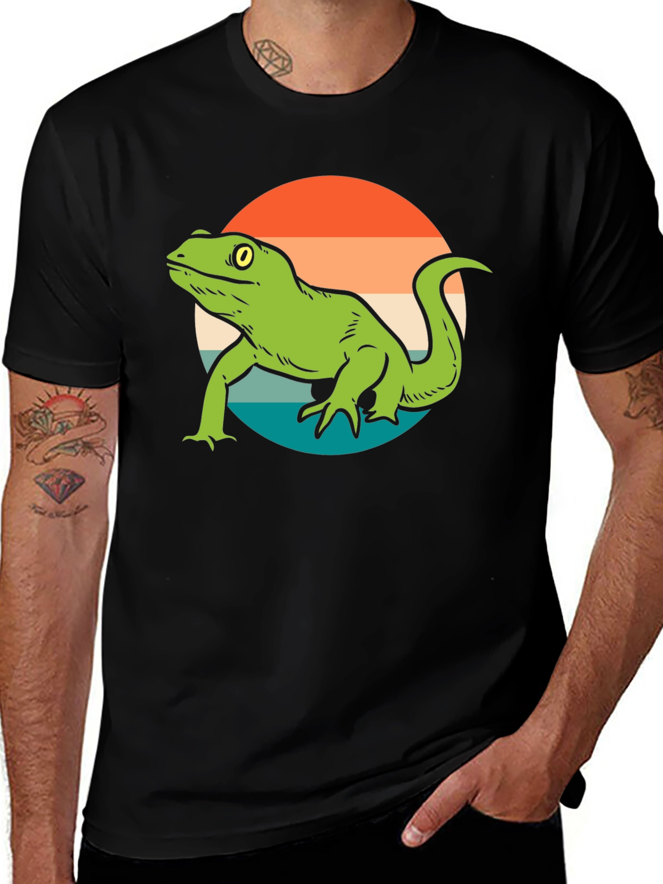 Variant 21 of Retro Lizard Graphic T-Shirt