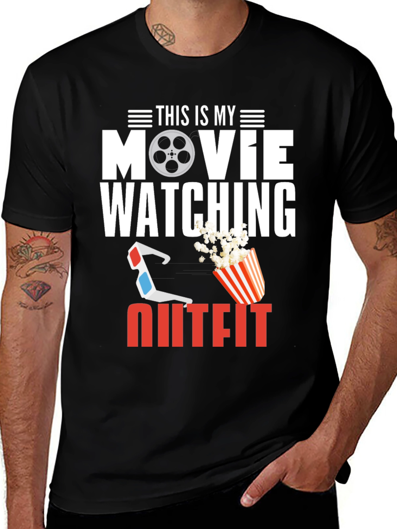 Variant 14 of Movie Watching Outfit T-Shirt
