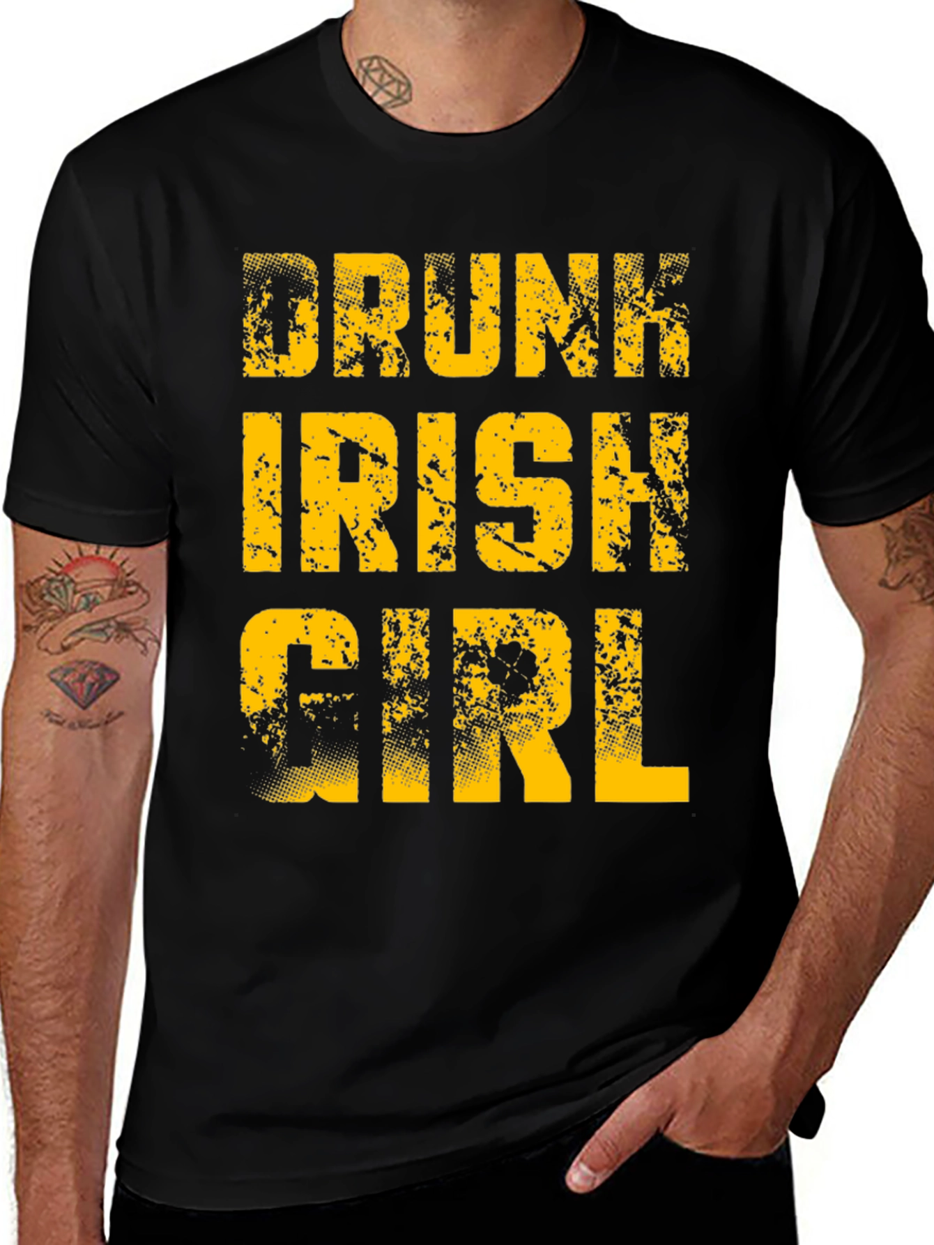 Variant 24 of Drunk Irish Girl T-Shirt St. Patrick's Day
