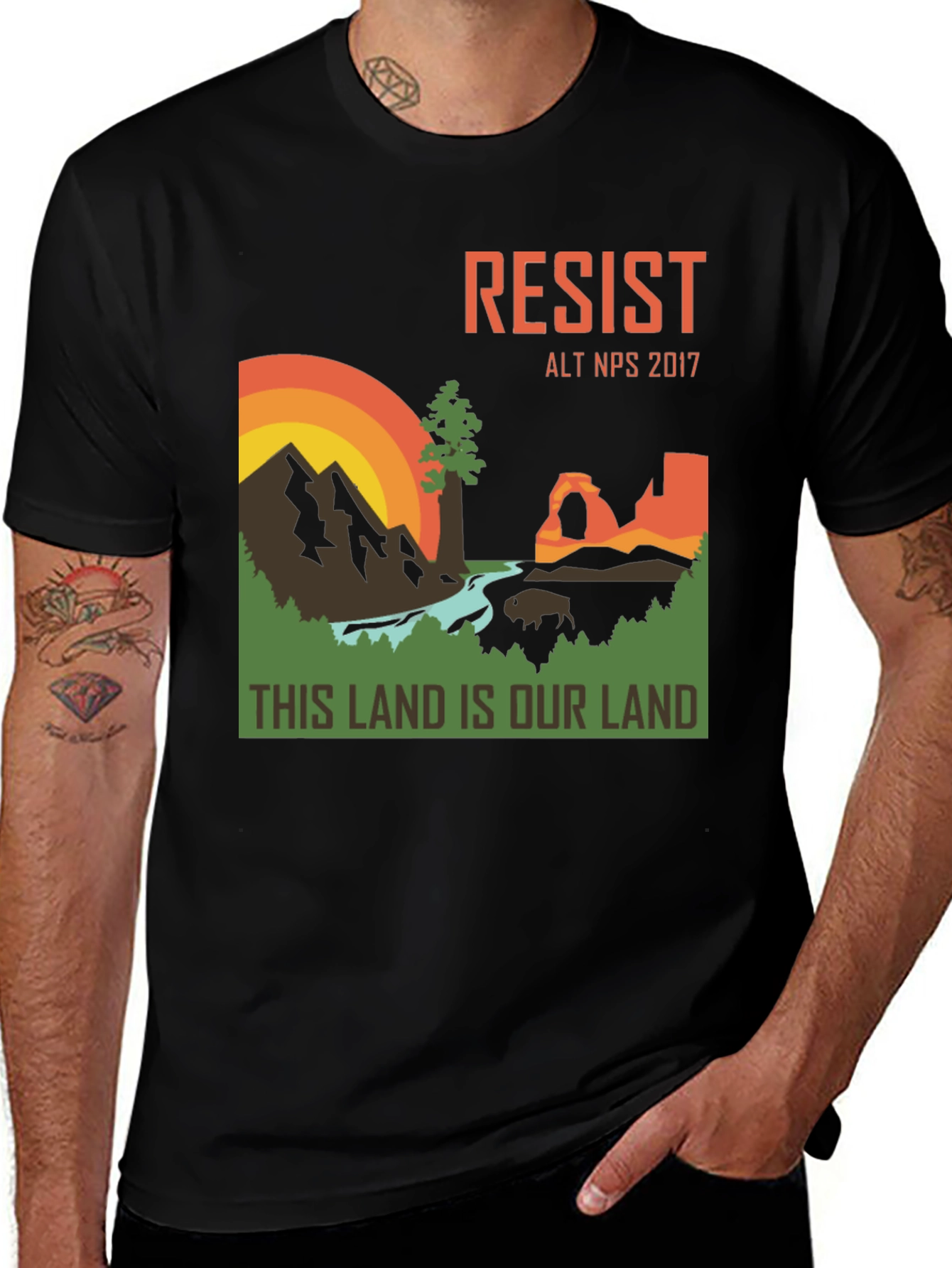 Variant 27 of Resist National Park T-Shirt