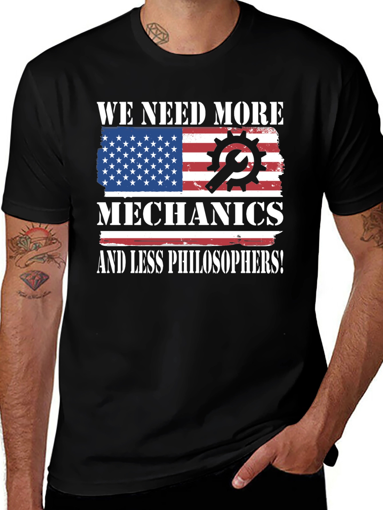 Variant 10 of We Need More Mechanics Graphic Tee