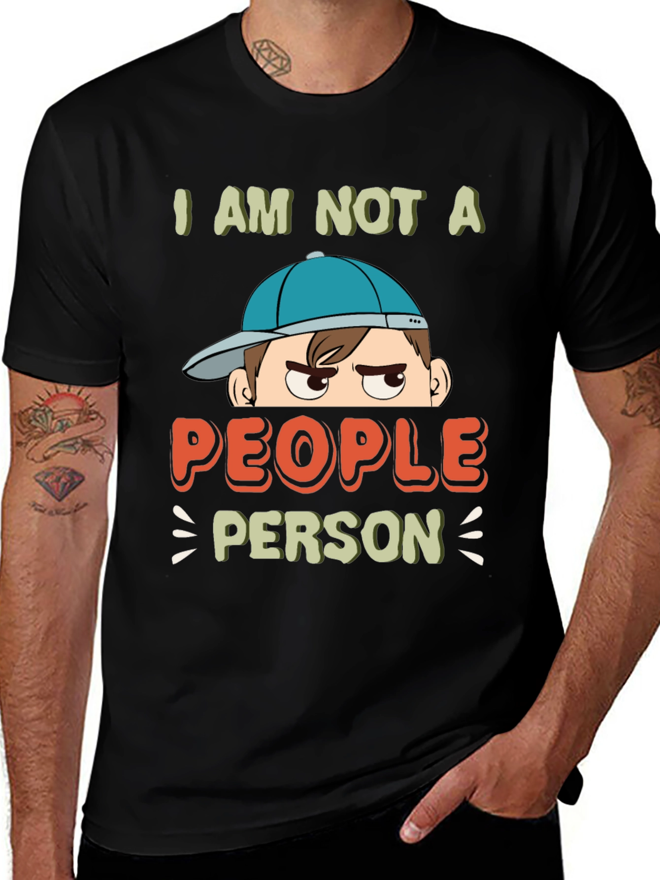 Variant 24 of I am Not A People Person Graphic T-Shirt