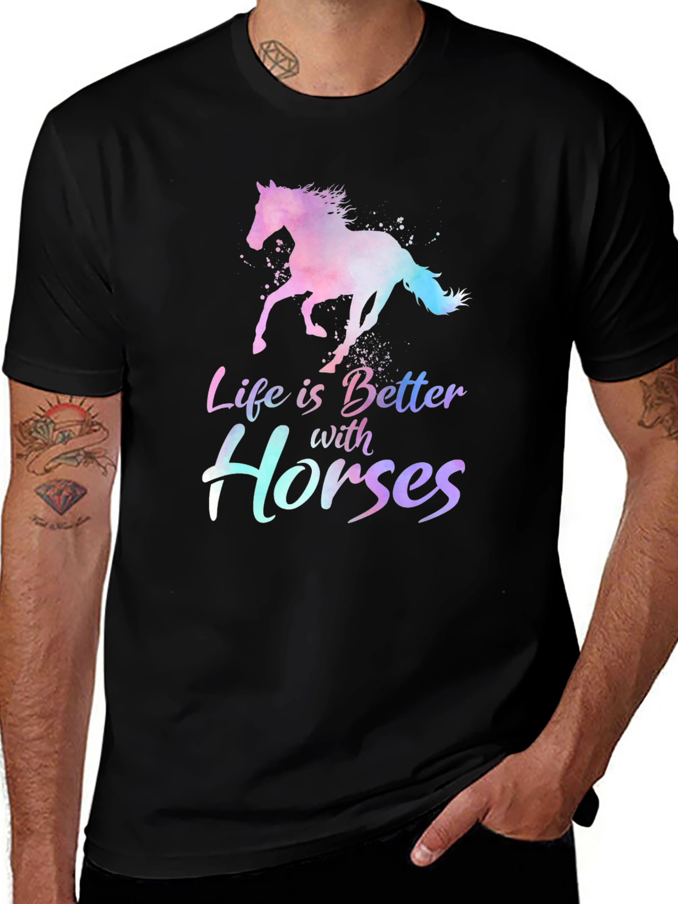 Variant 29 of Life is Better with Horses T-Shirt