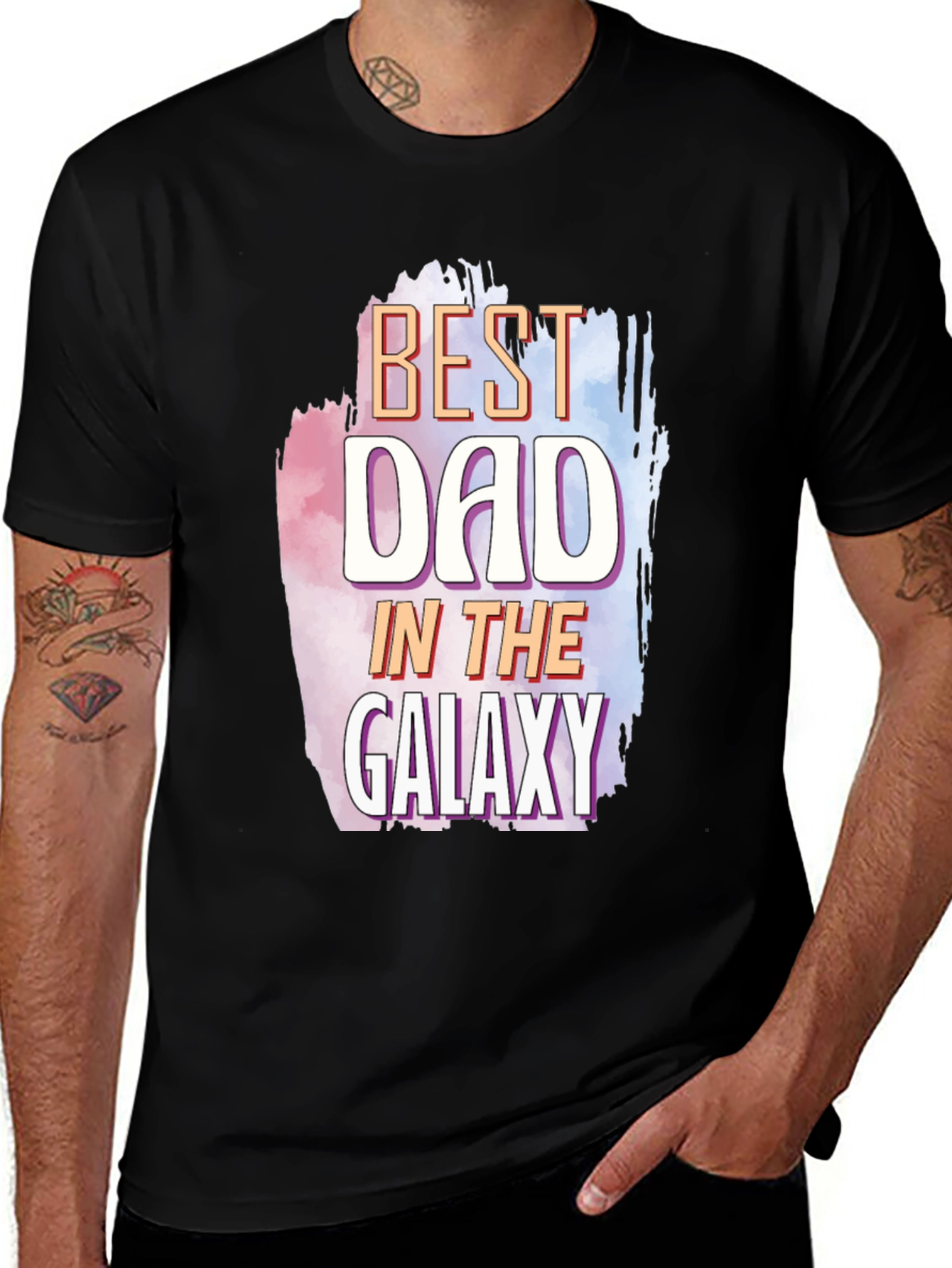 Variant 7 of Best Dad in the Galaxy Graphic T-Shirt