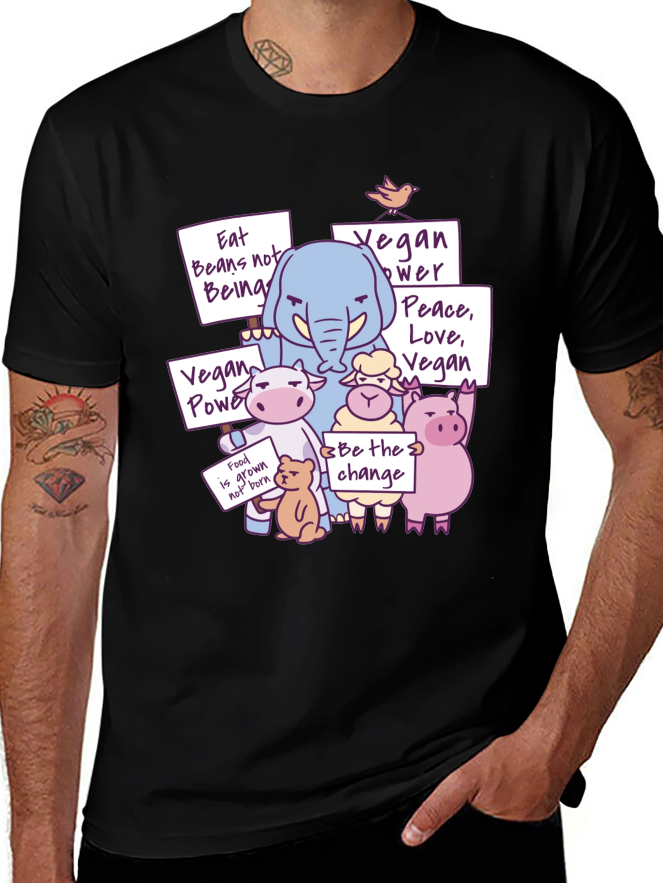 Vegan Power T-Shirt - Animal Rights