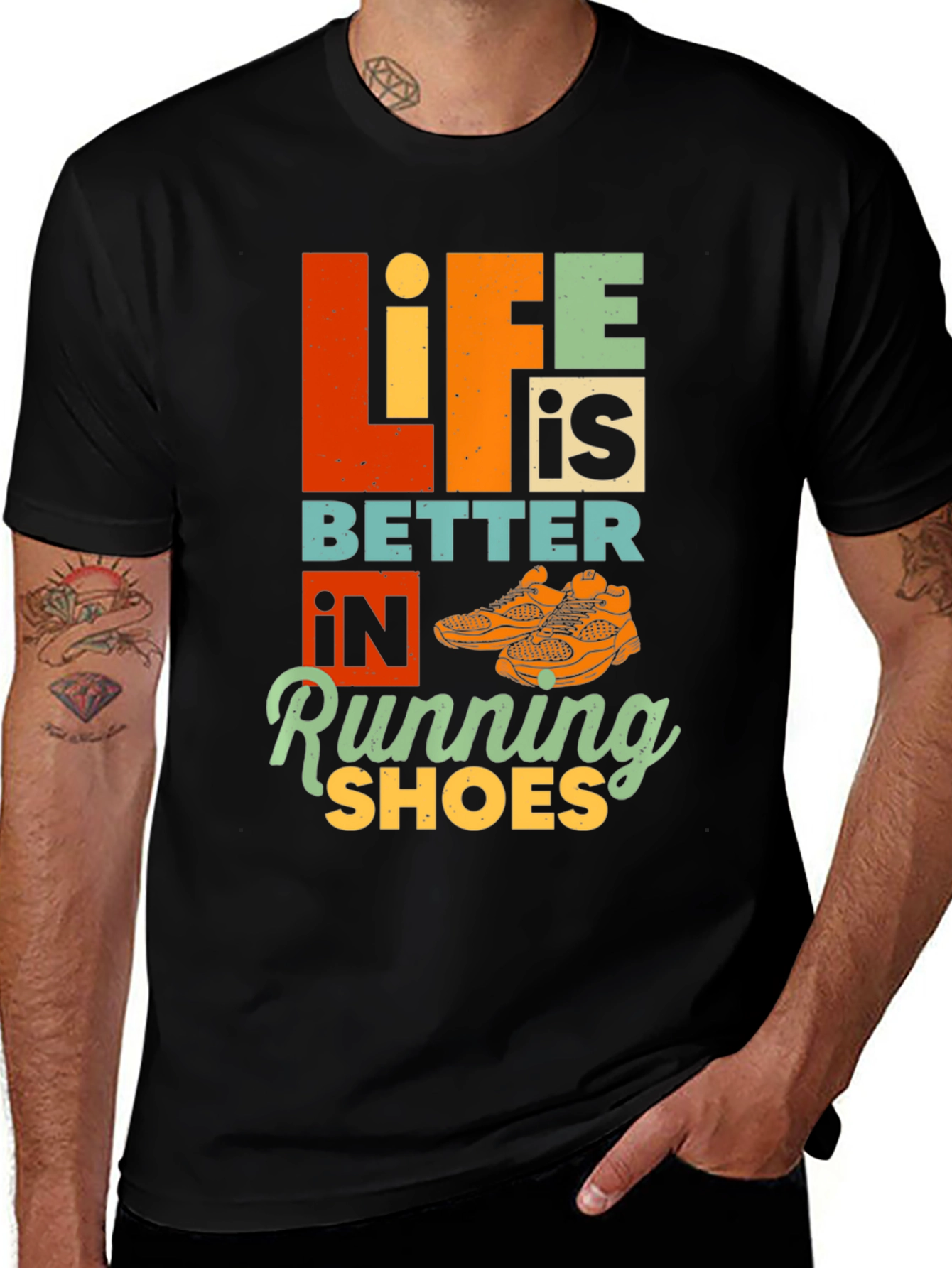 Variant 16 of Life is Better in Running Shoes T-Shirt