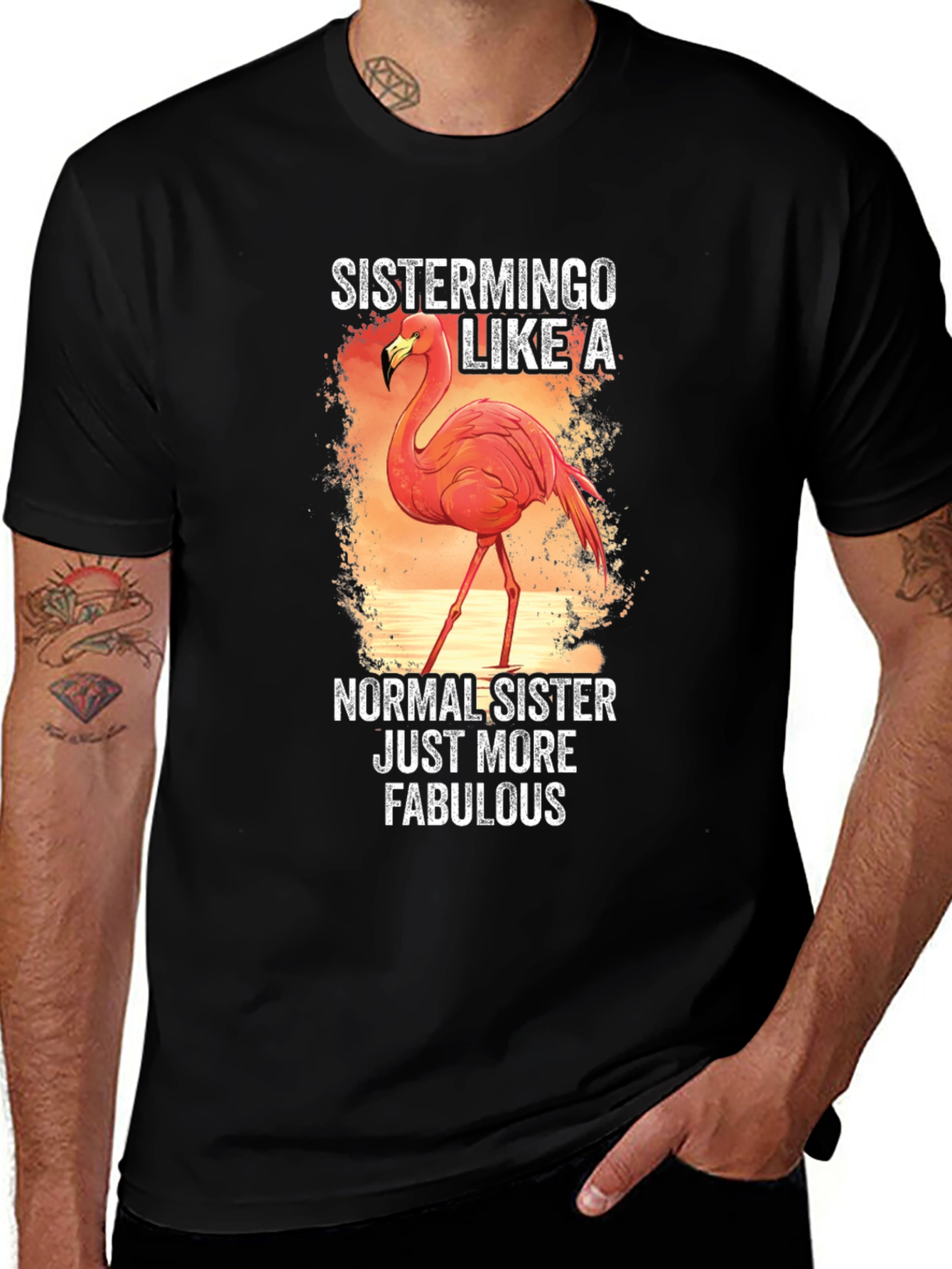 Variant 2 of Sistermingo Graphic Tee - Fabulous Sister Gift