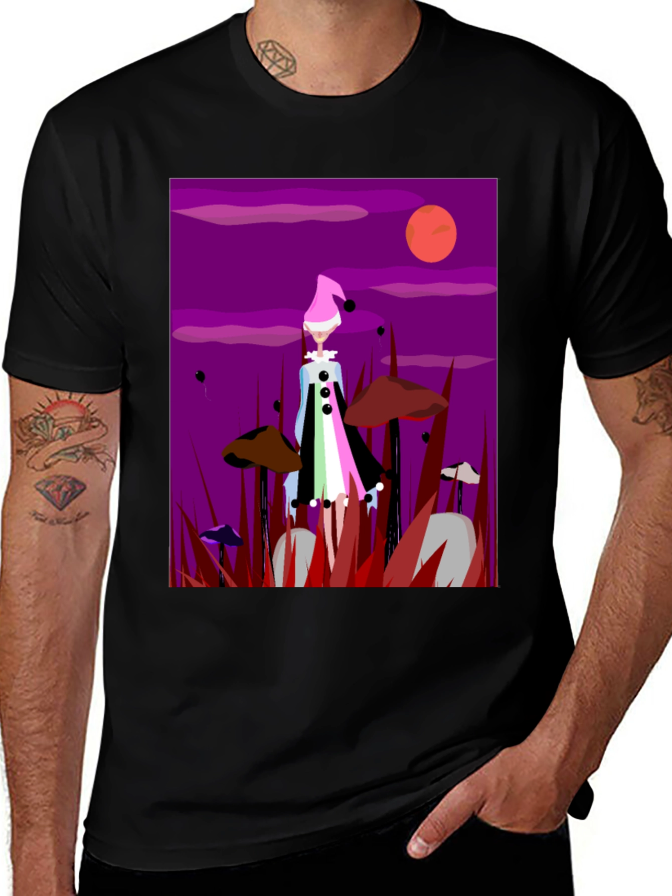 Clowncore Graphic Tee - Avant Garde Fashion