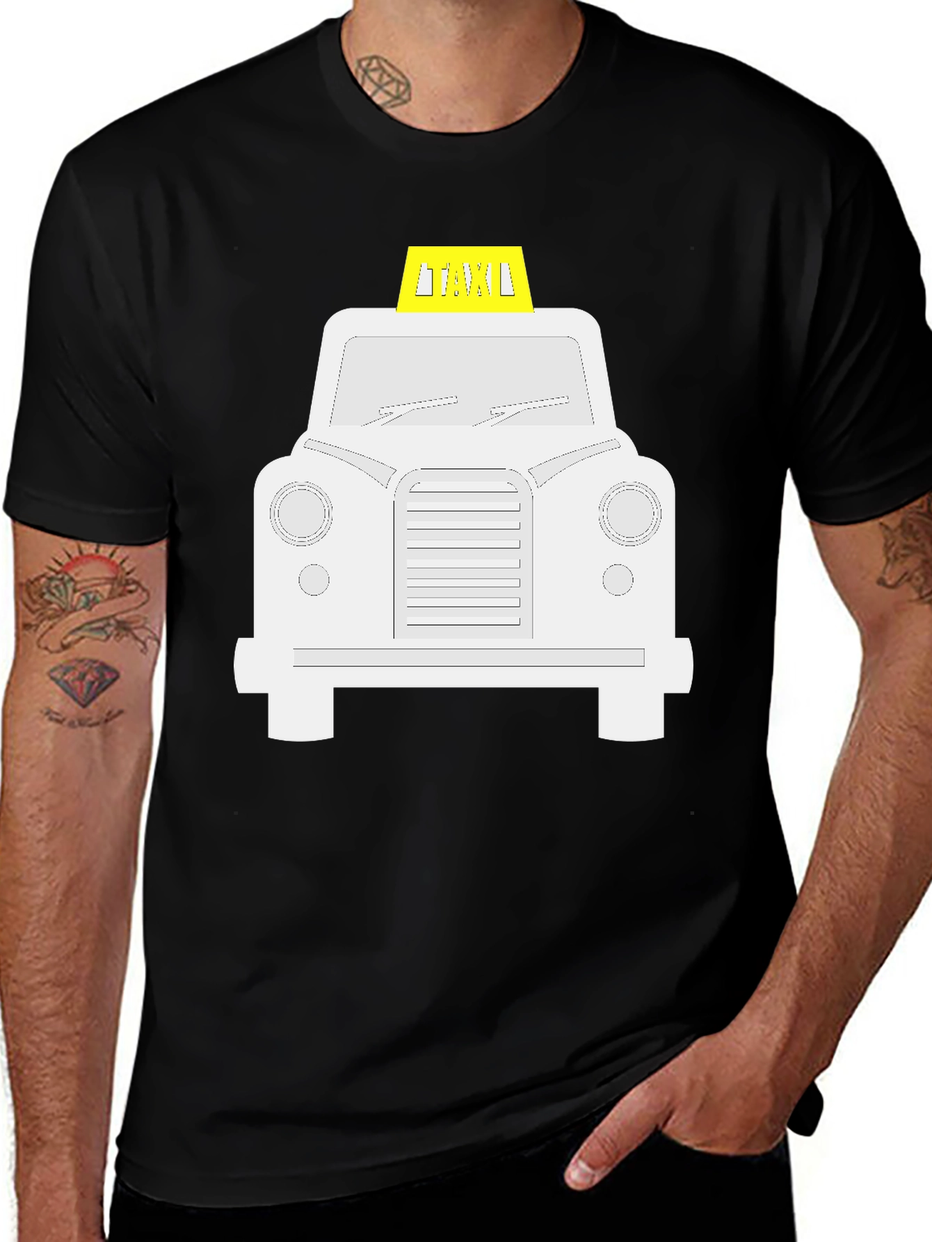 Taxi Cab T-Shirt - Classic Car Graphic Tee