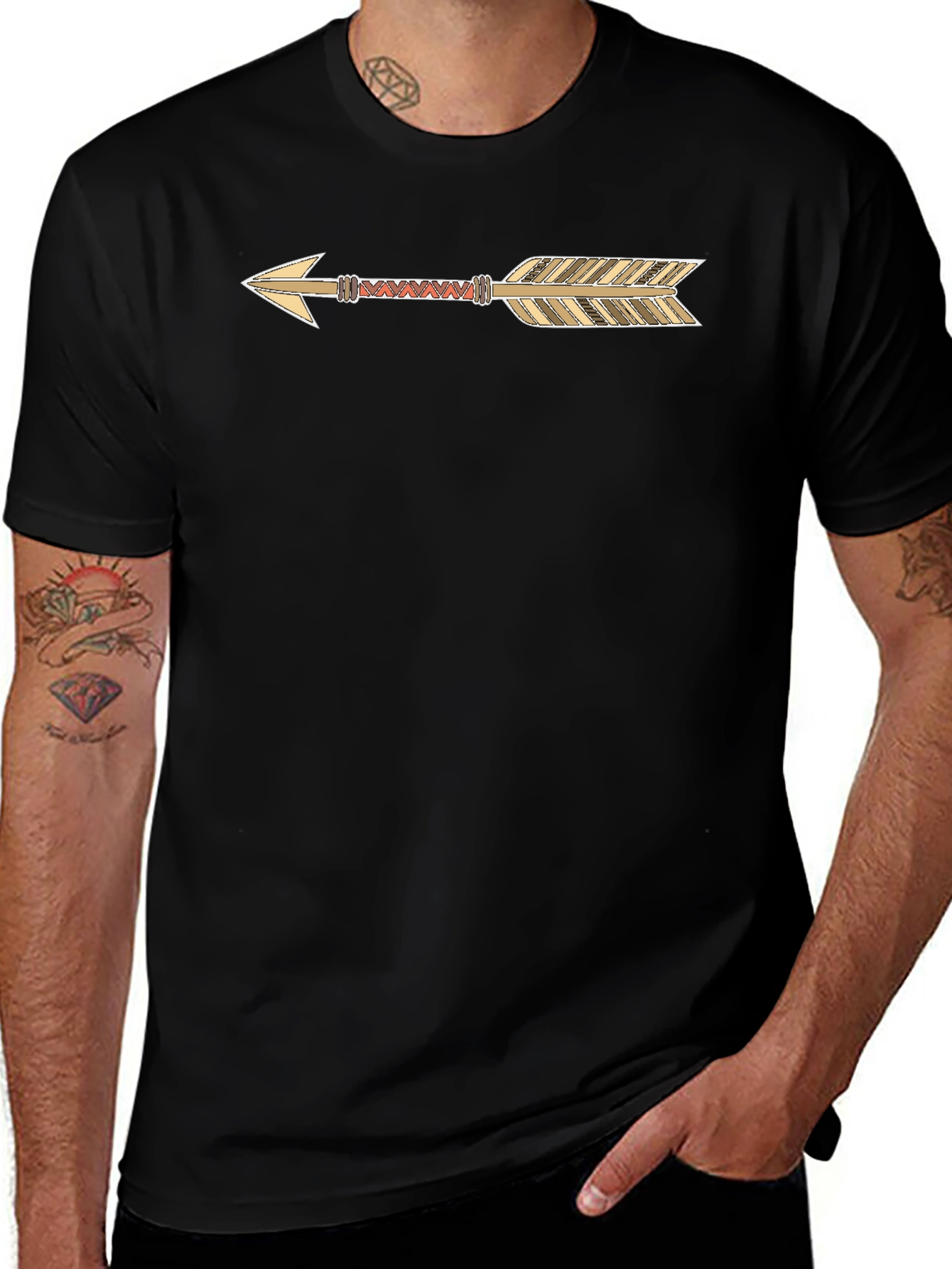 Variant 7 of Arrow Graphic T-Shirt - Stylish Design