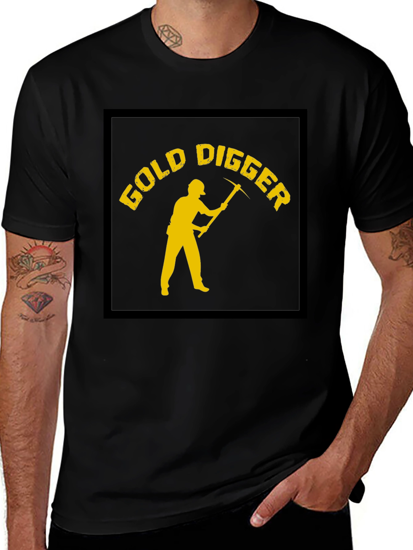 Variant 16 of Gold Digger T-Shirt - Novelty Graphic Tee