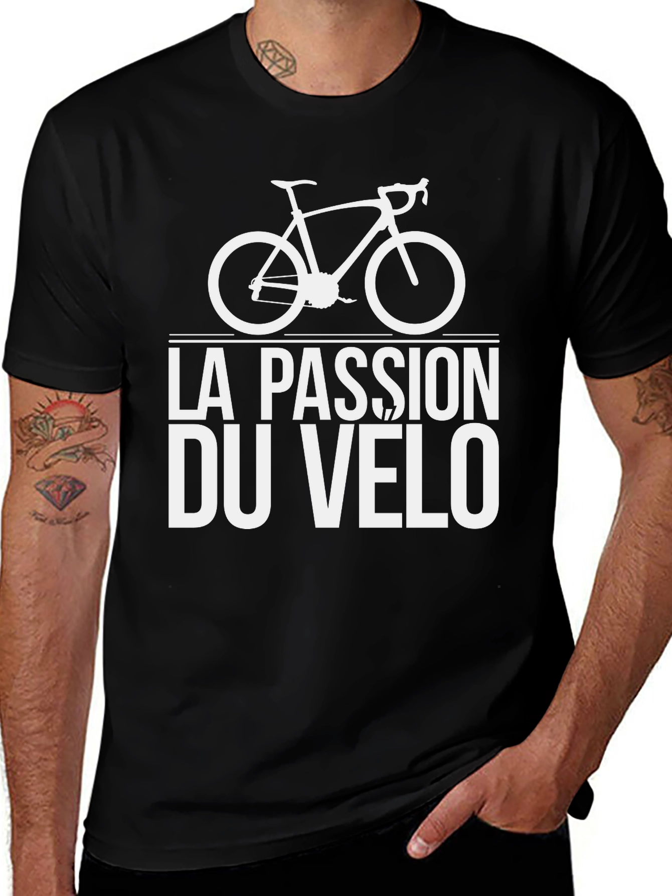 Variant 20 of La Passion Du Velo T-Shirt - Cycling Lover Tee