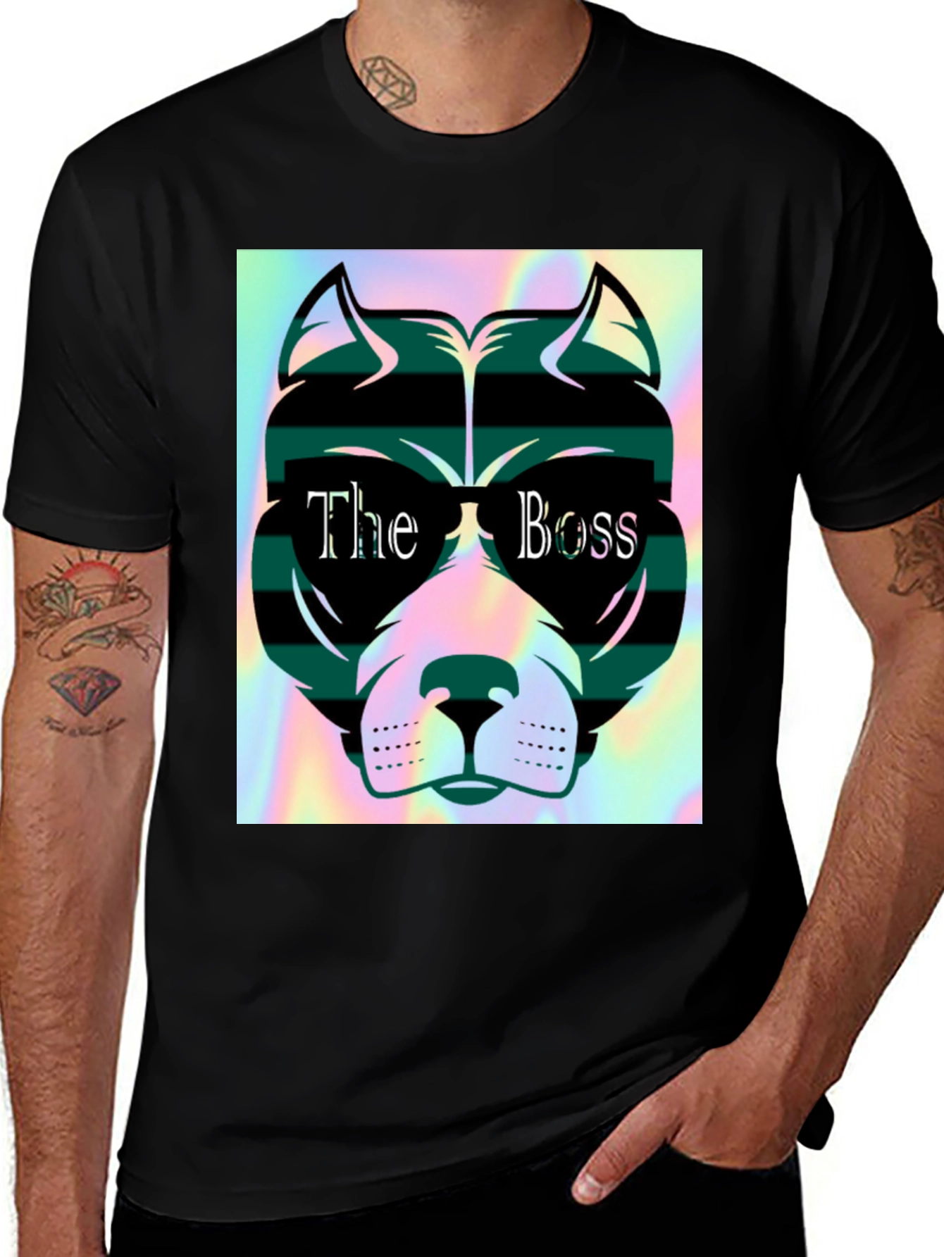 Variant 6 of The Boss Pitbull Graphic T-Shirt