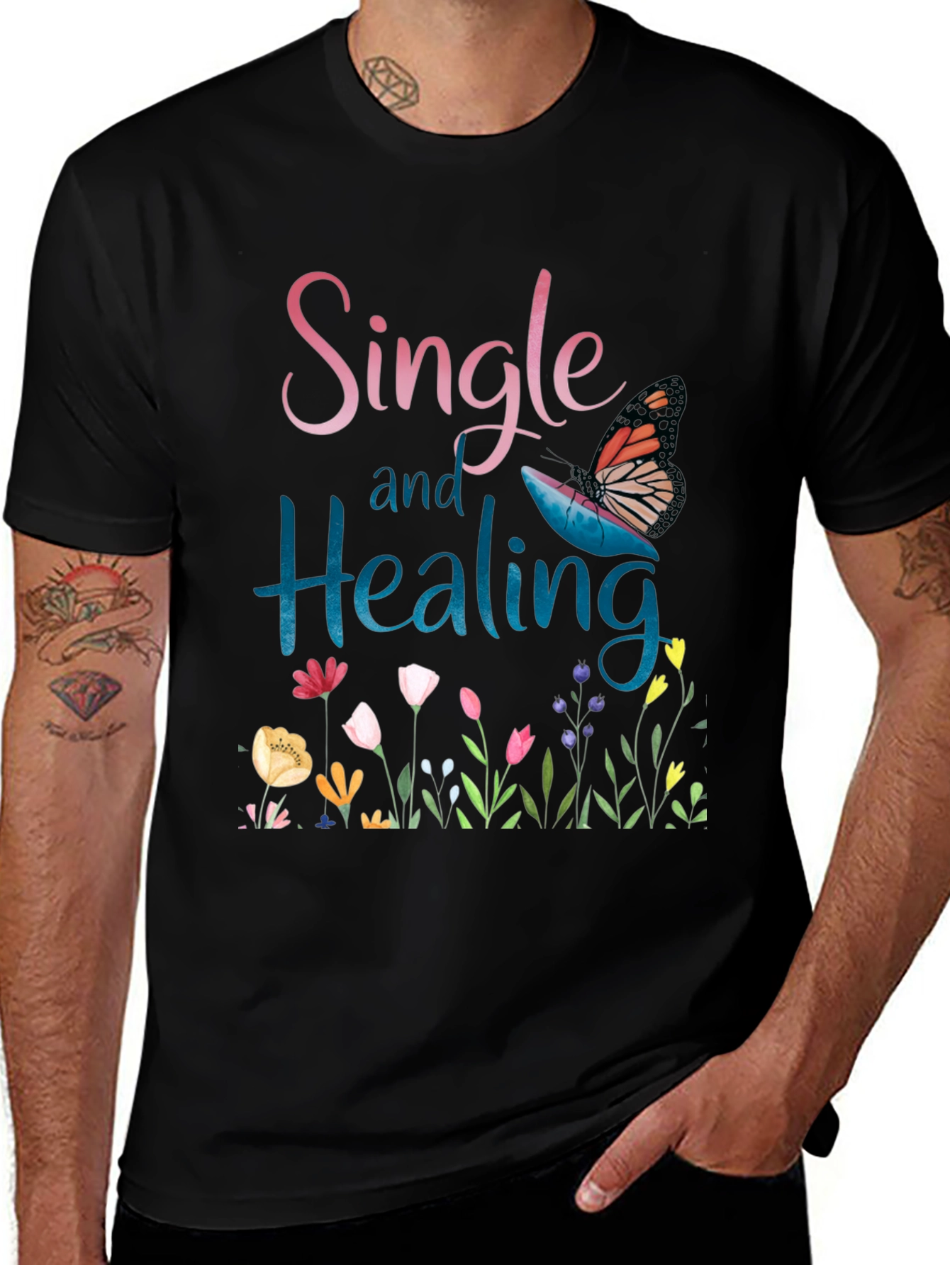 Variant 11 of Single and Healing Graphic T-Shirt