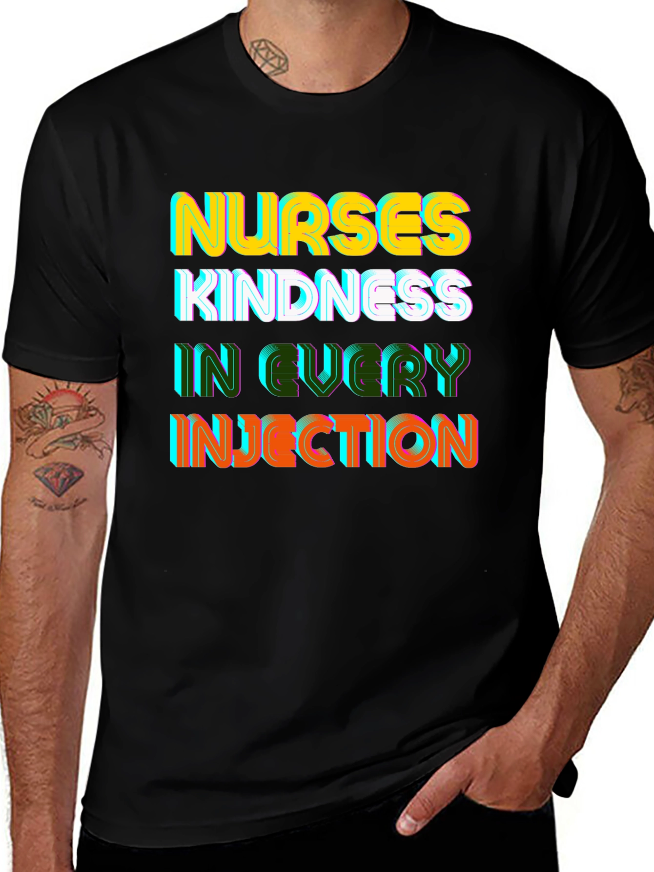 Variant 19 of Nurses Kindness T-Shirt - In Every Injection