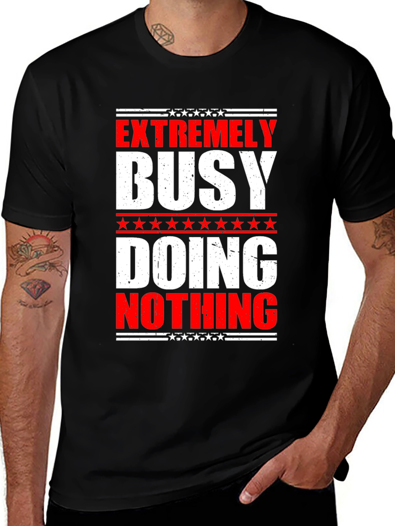 Variant 4 of Extremely Busy Doing Nothing Graphic Tee