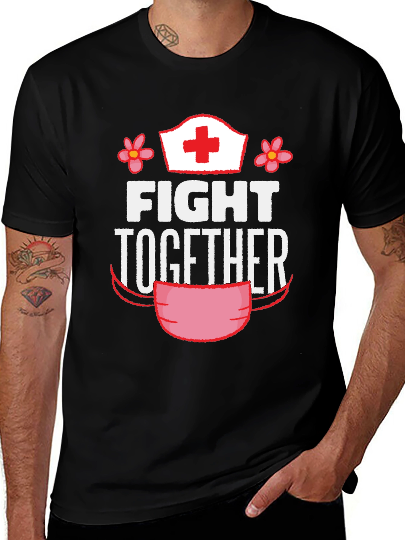 Variant 23 of Fight Together Nurse T-Shirt