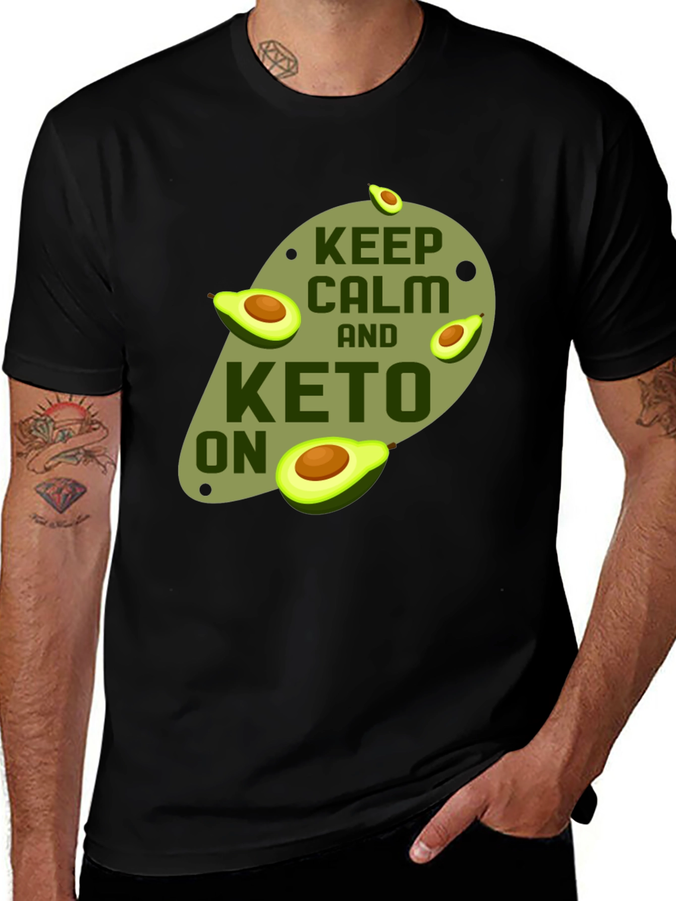 Variant 14 of Keep Calm & Keto On Graphic T-Shirt