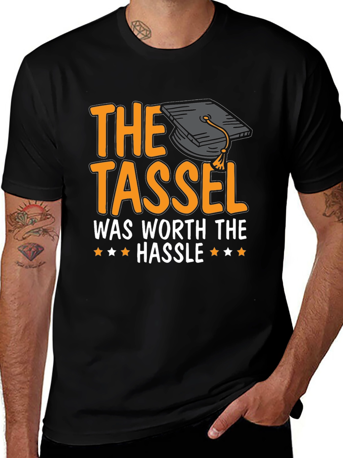 Variant 8 of Graduation T-Shirt: The Tassel Was Worth The Hassle