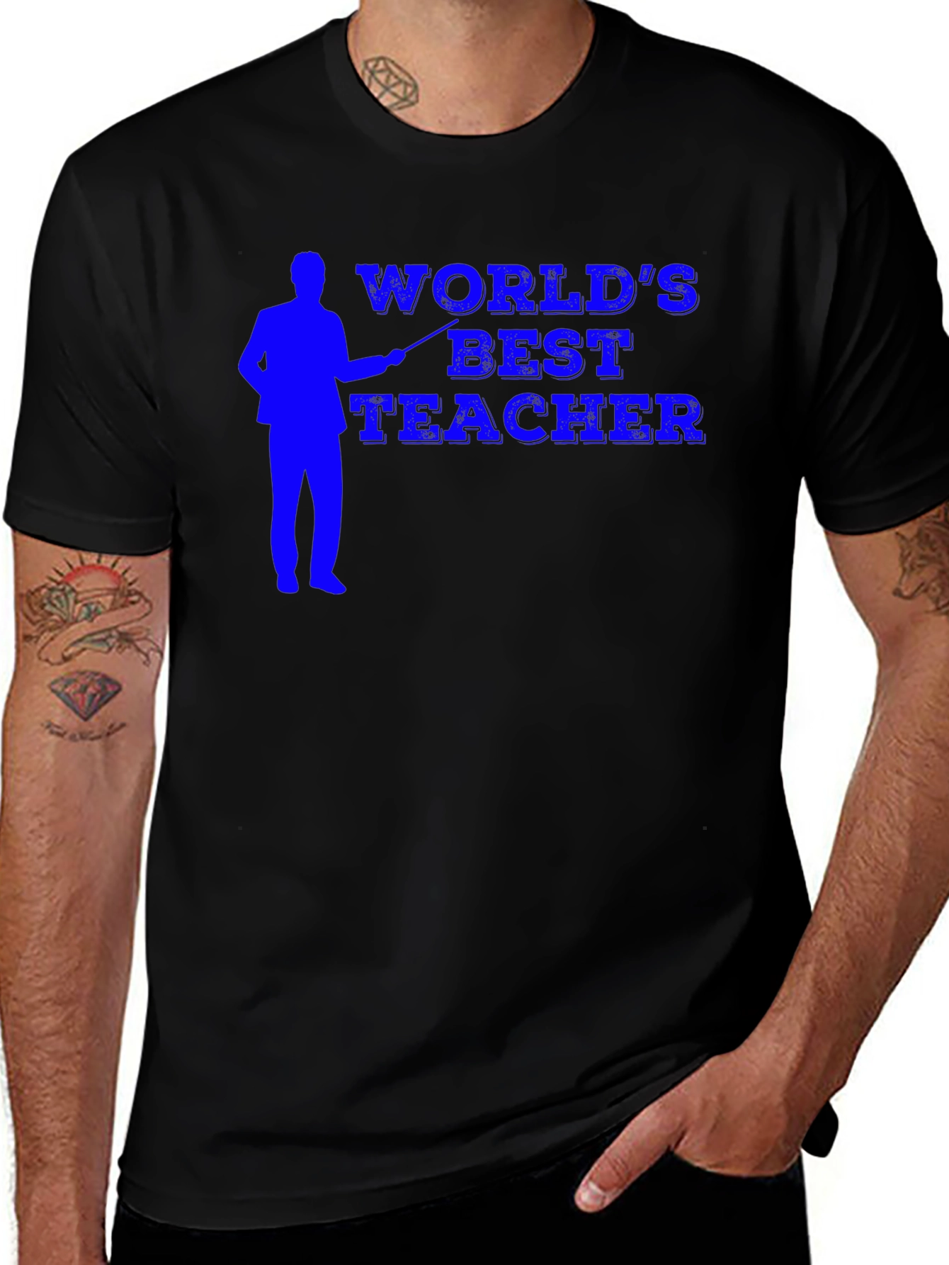 Variant 26 of World's Best Teacher Black Graphic Tee